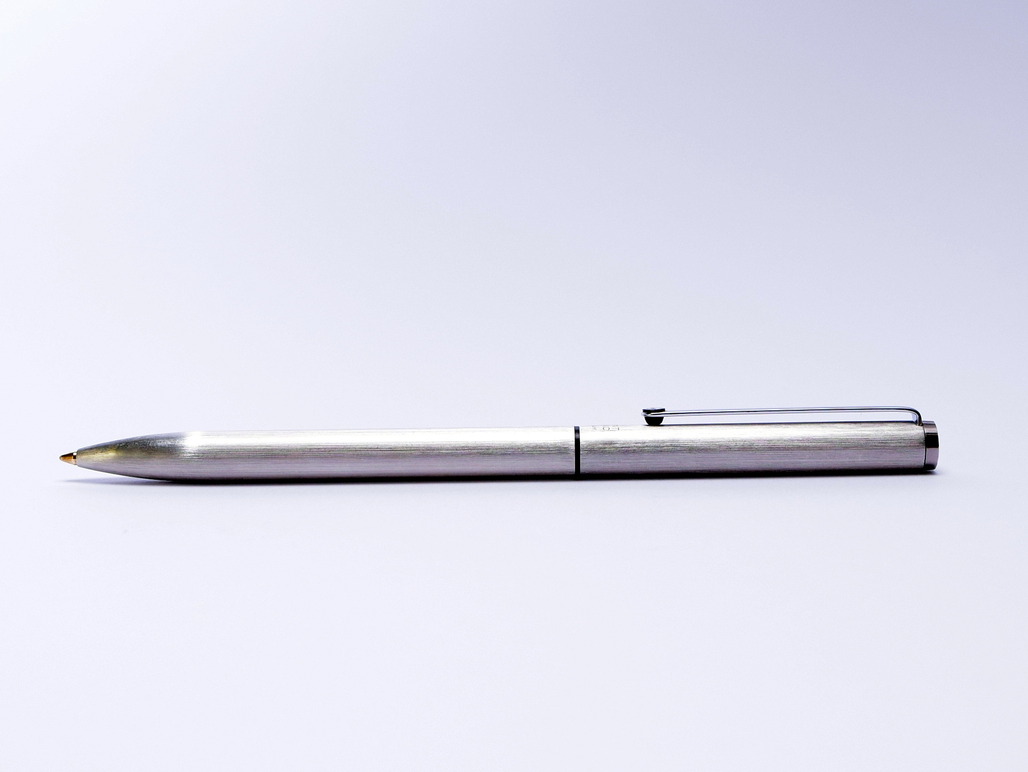 1970s MONTBLANC CHROMATIC No.2 Brushed Matte Steel 2 Multi Color