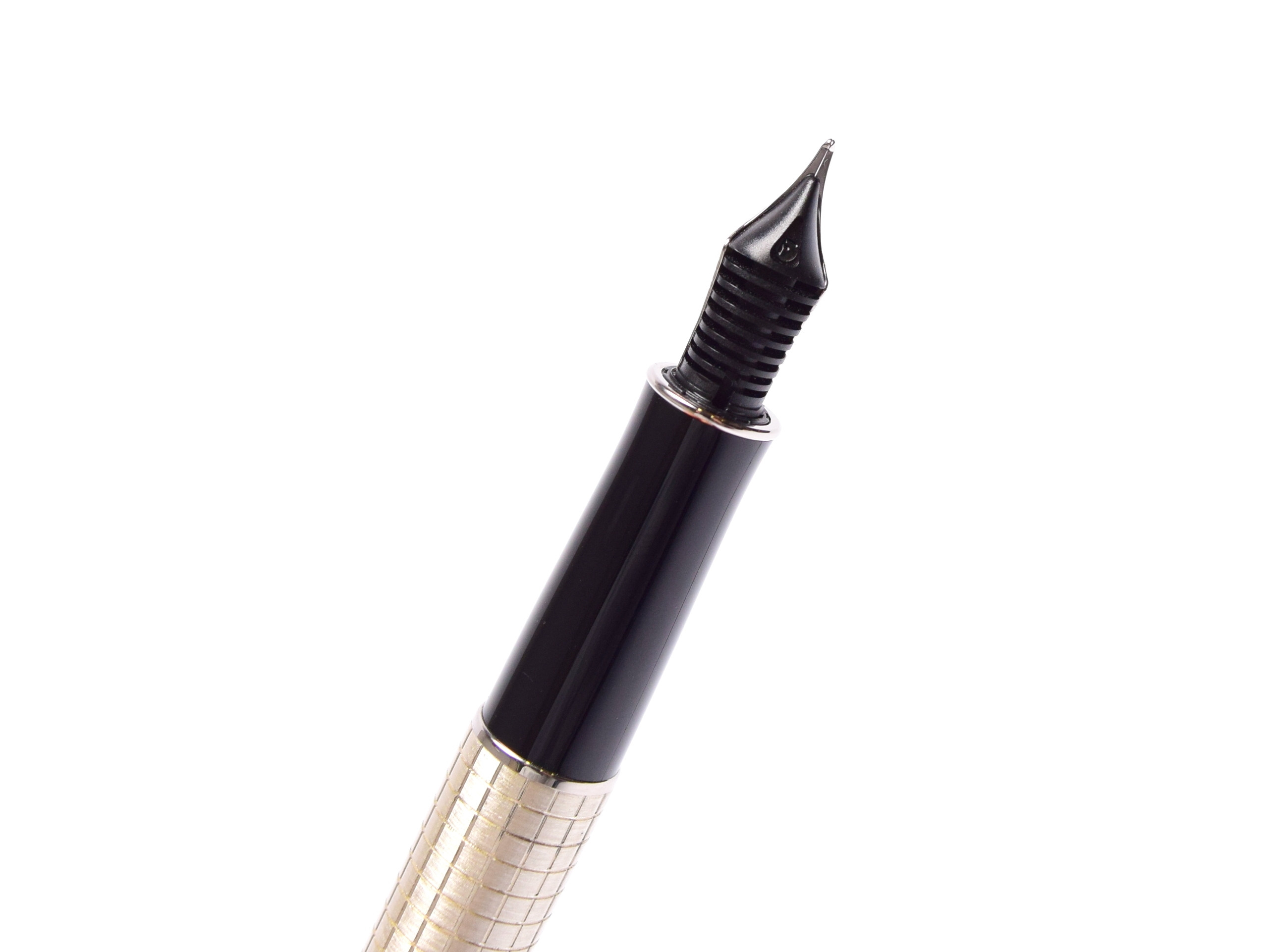 NOS 2011 Parker Sonnet 925 Sterling Silver Ciselé CT Crosshatch