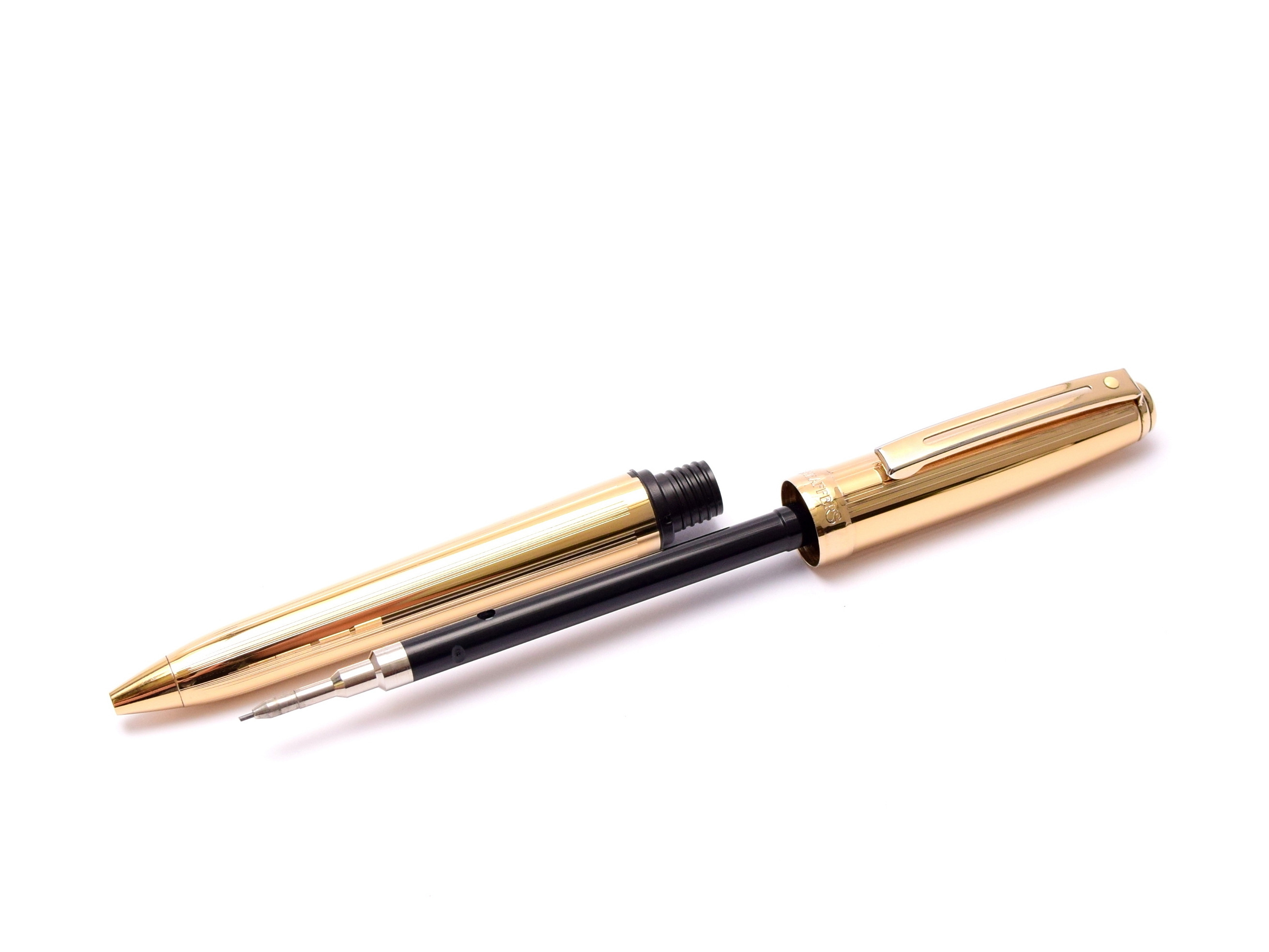 Sheaffer Prelude 22K Gold Plated Fluted 0.7 Upper Body Push