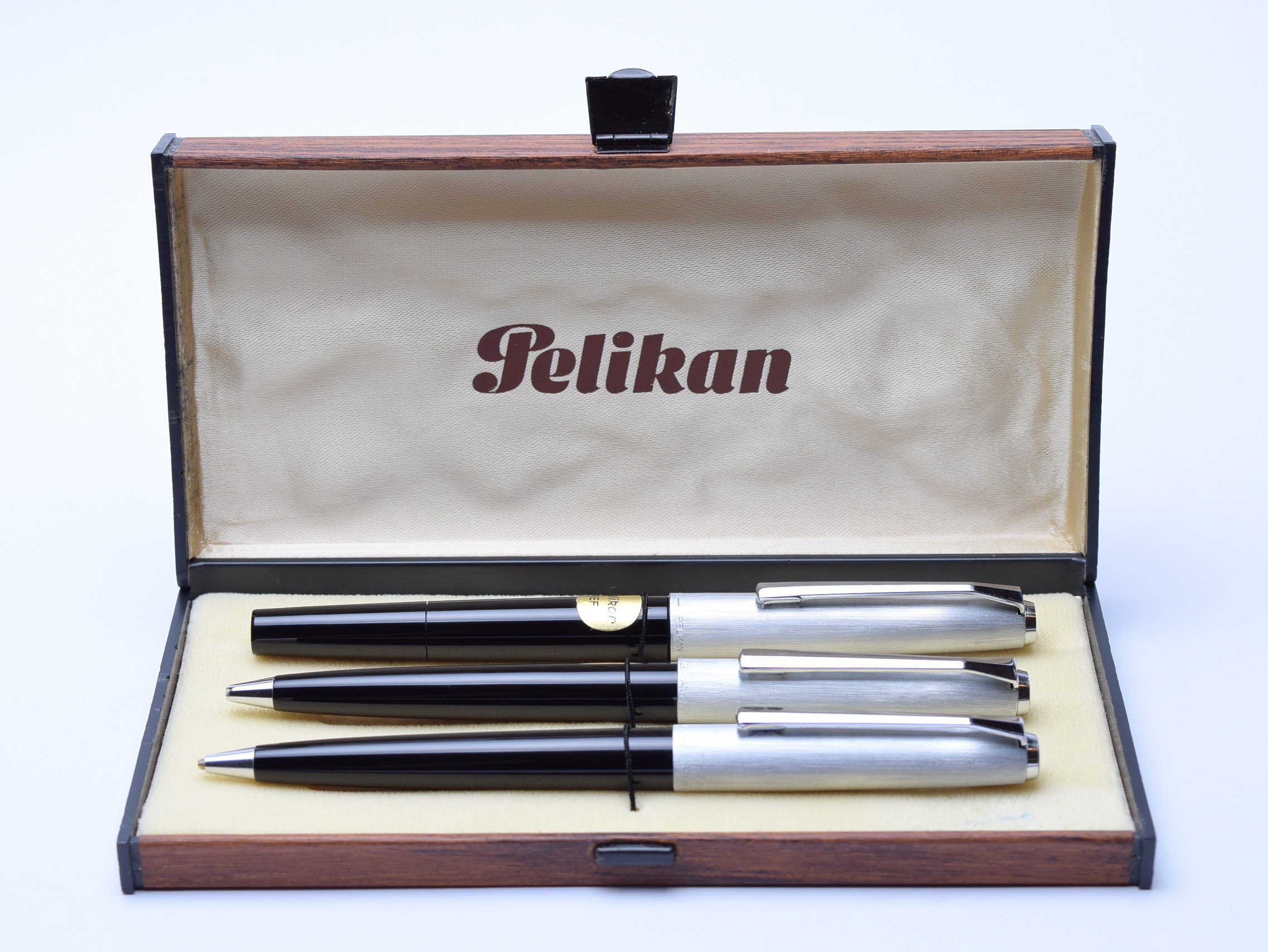 Rare 1970's Pelikan Silvexa 21 & 20 (M21) 14K EF Nib Silver