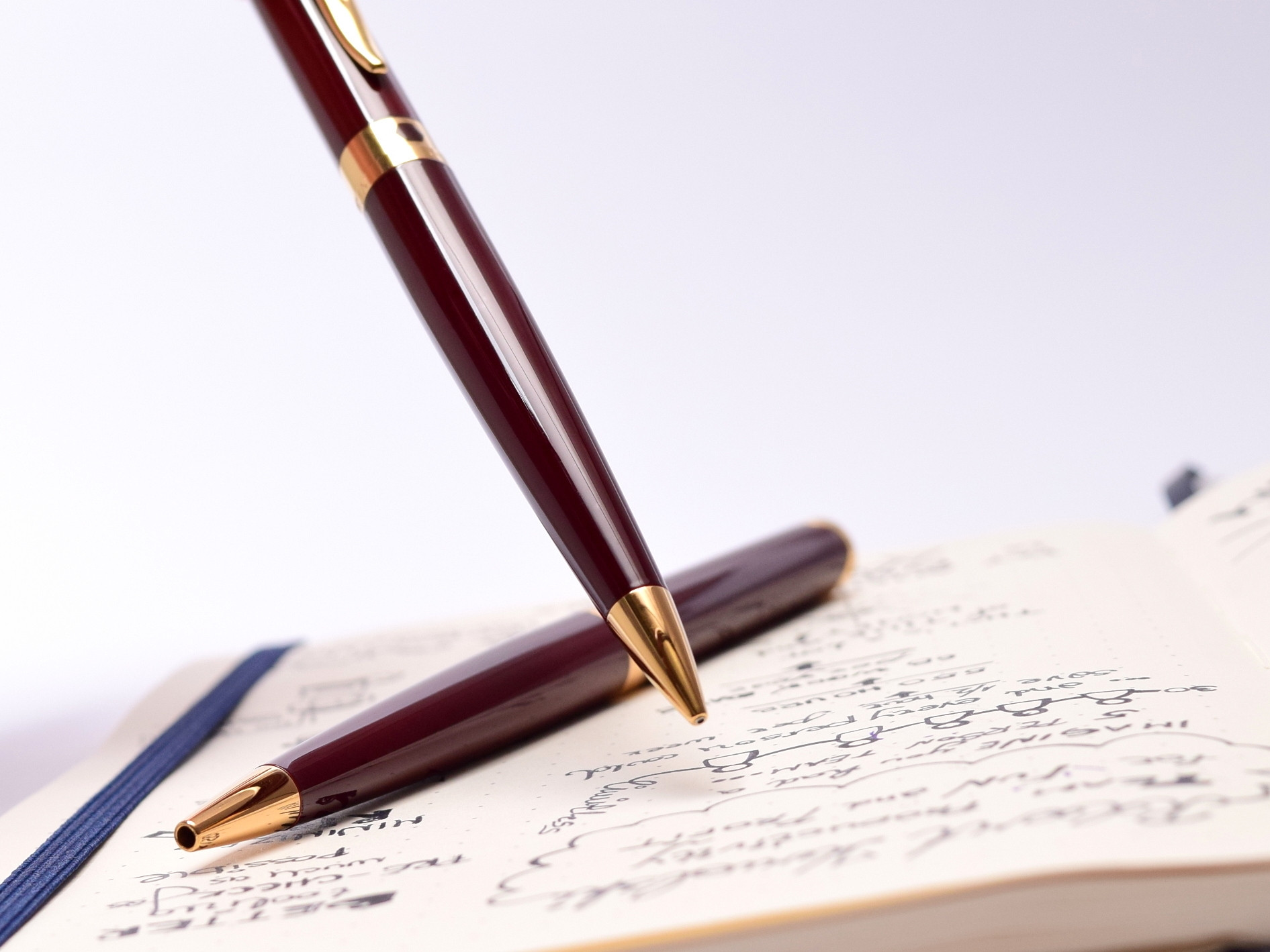 Stylo Plume WATERMAN L'Étalon - Laque Bordeaux Avec Finitions Dorées - Neuf - Fabriqué En France