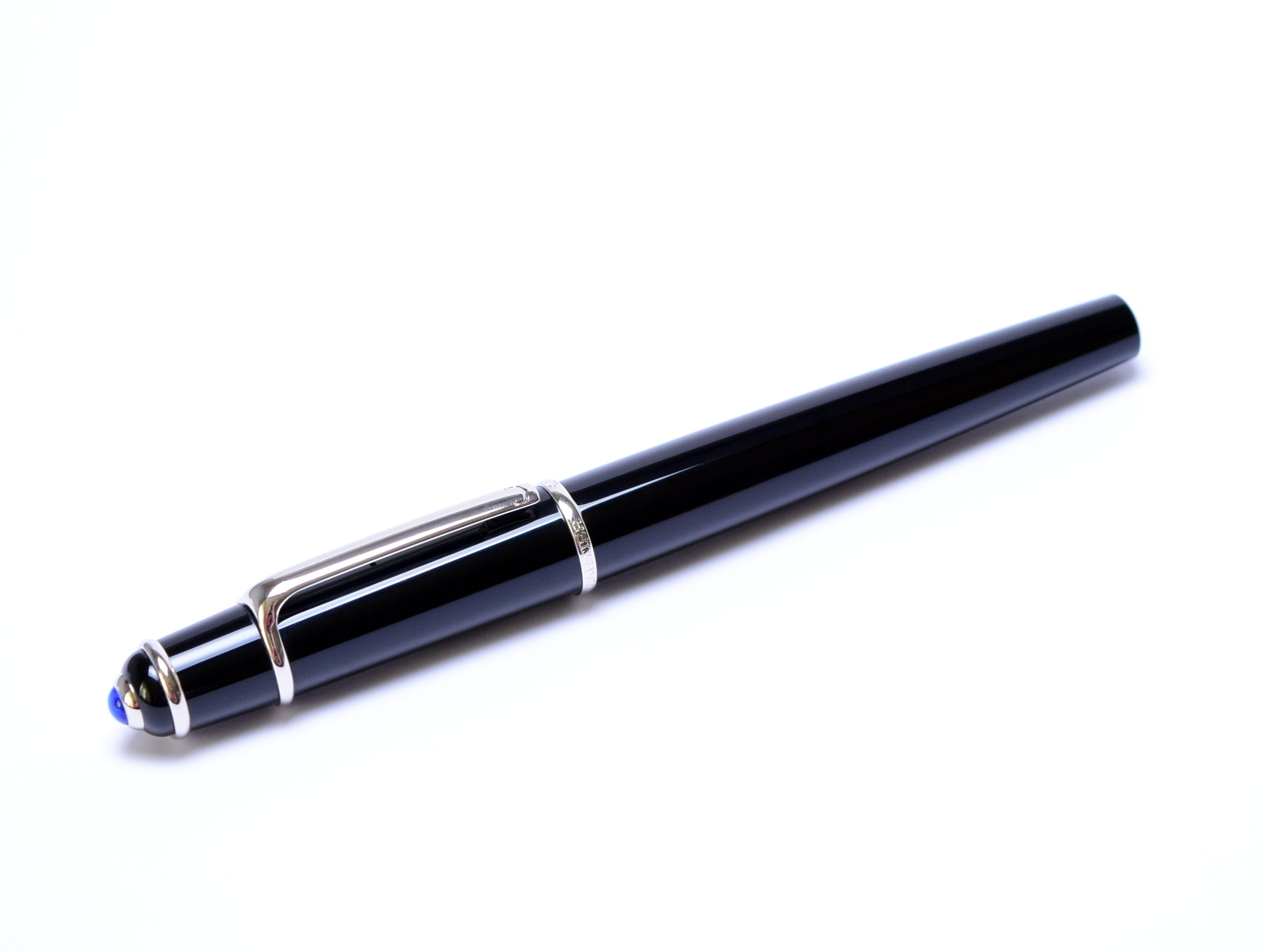 COMPOSITE Noir Diabolo de Cartier STYLO PLUME Crown Black Resin