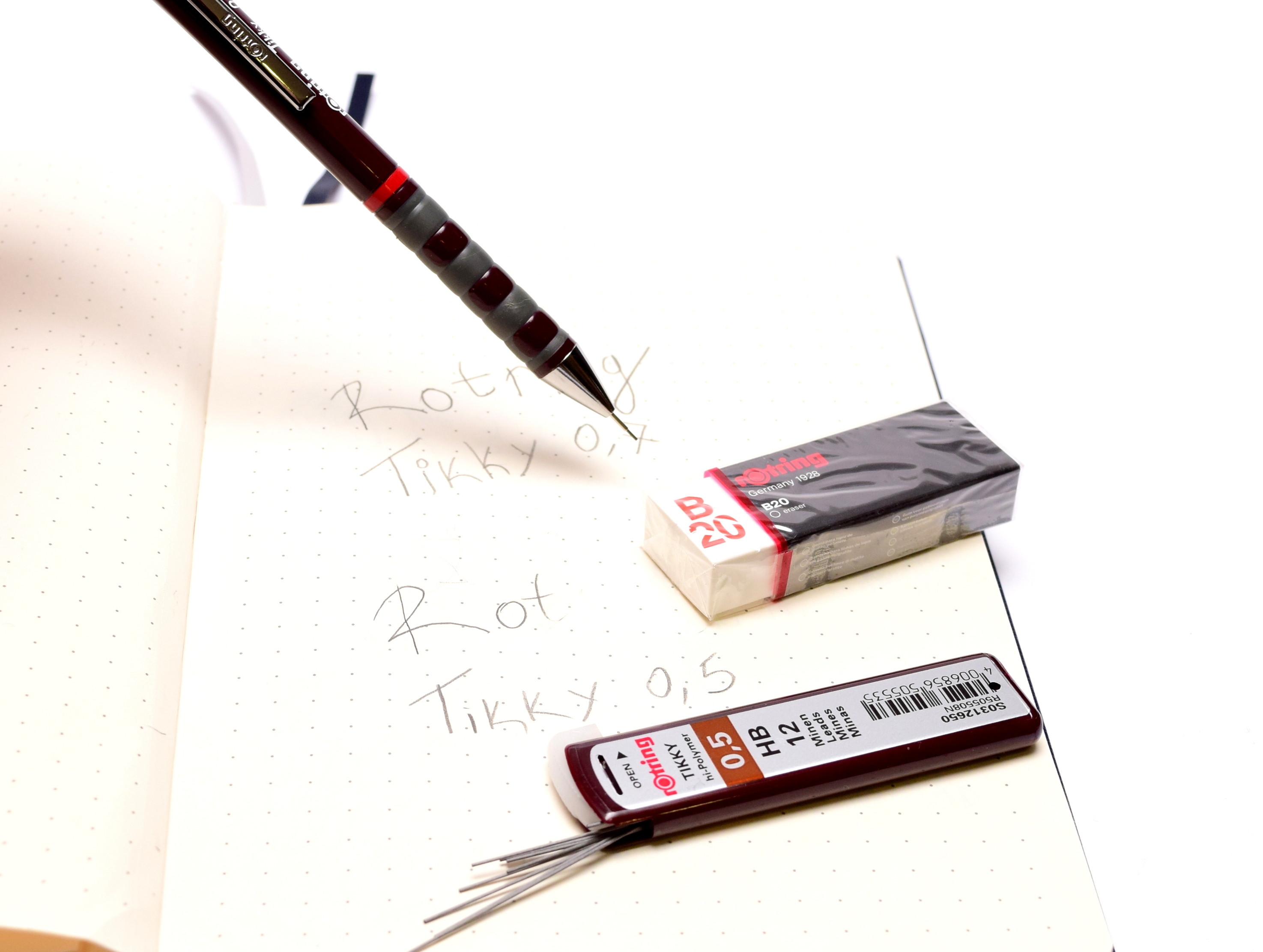 NOS Vintage Rotring Isograph Master Set 3 Technical Pens 0.10mm, 0.30mm