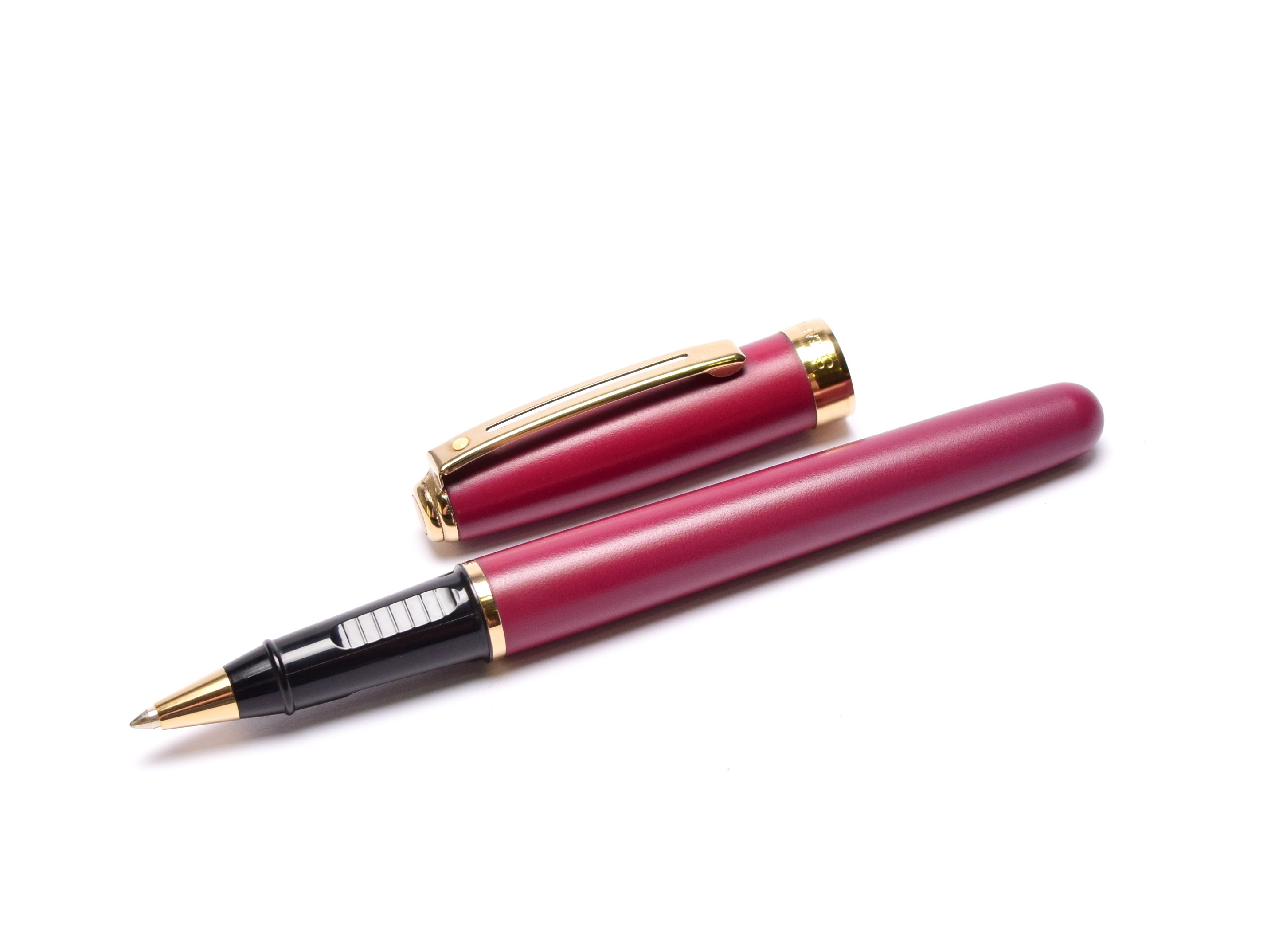 Vintage Sheaffer Prelude Bordeaux Burgundy Maroon Red Rollerball Pen USA