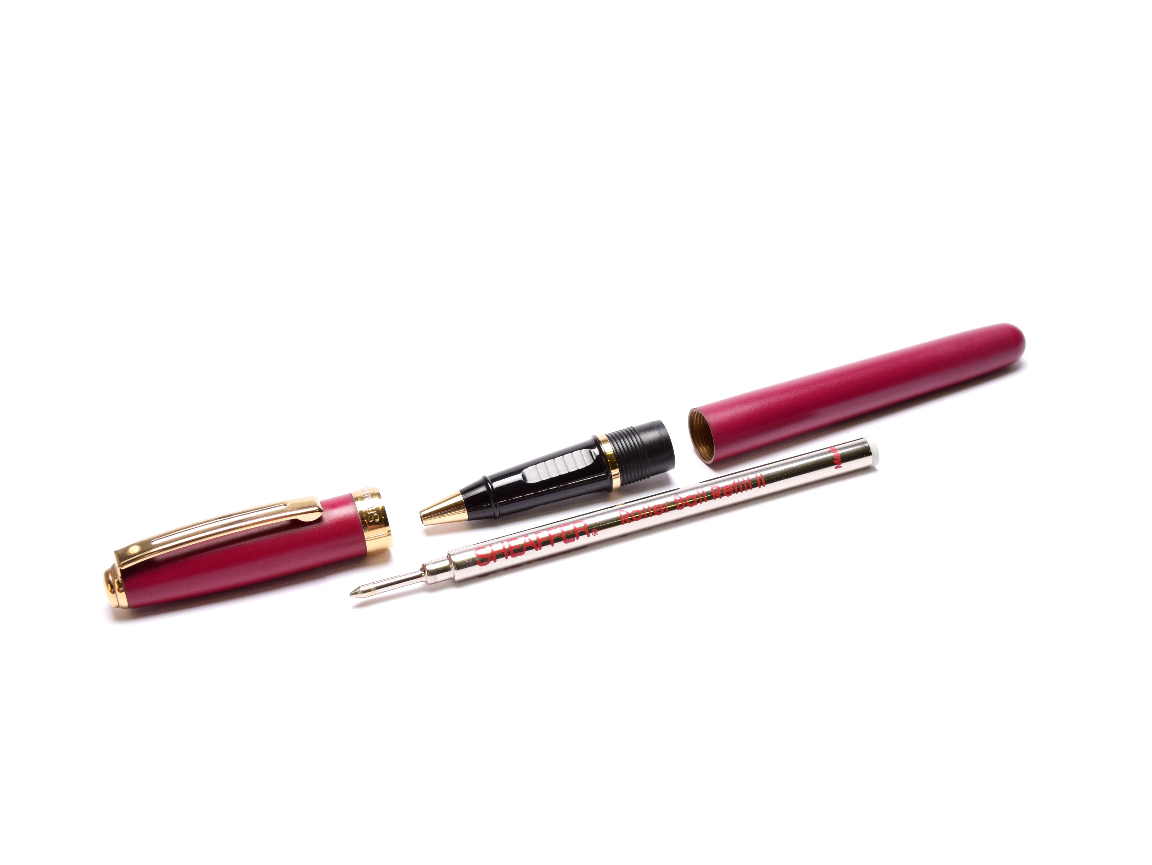 Vintage Sheaffer Prelude Bordeaux Burgundy Maroon Red Rollerball Pen USA