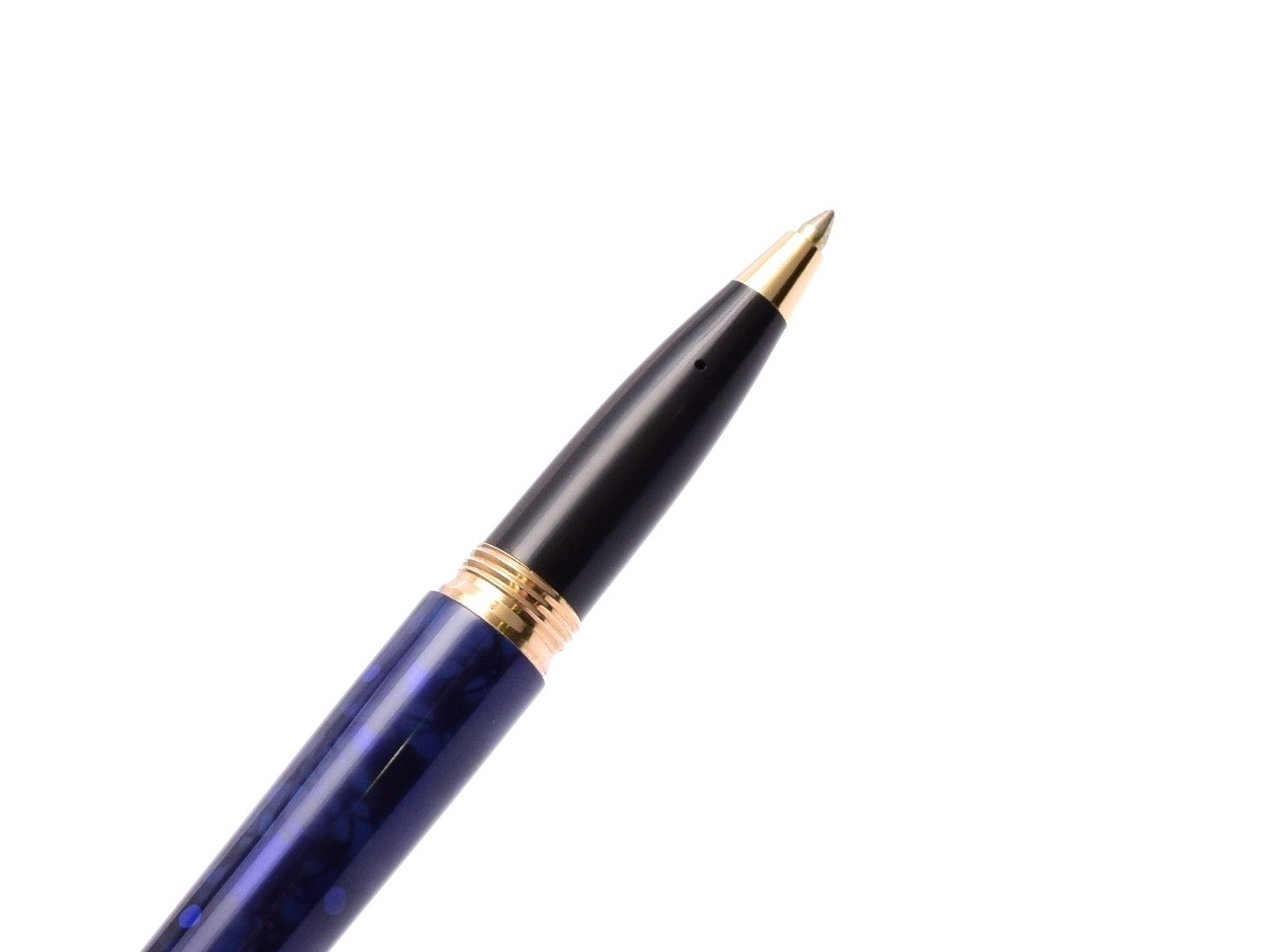 Sheaffer Crest Nova Marbled Lacquer Ultramarine Blue W/ 23K Gold