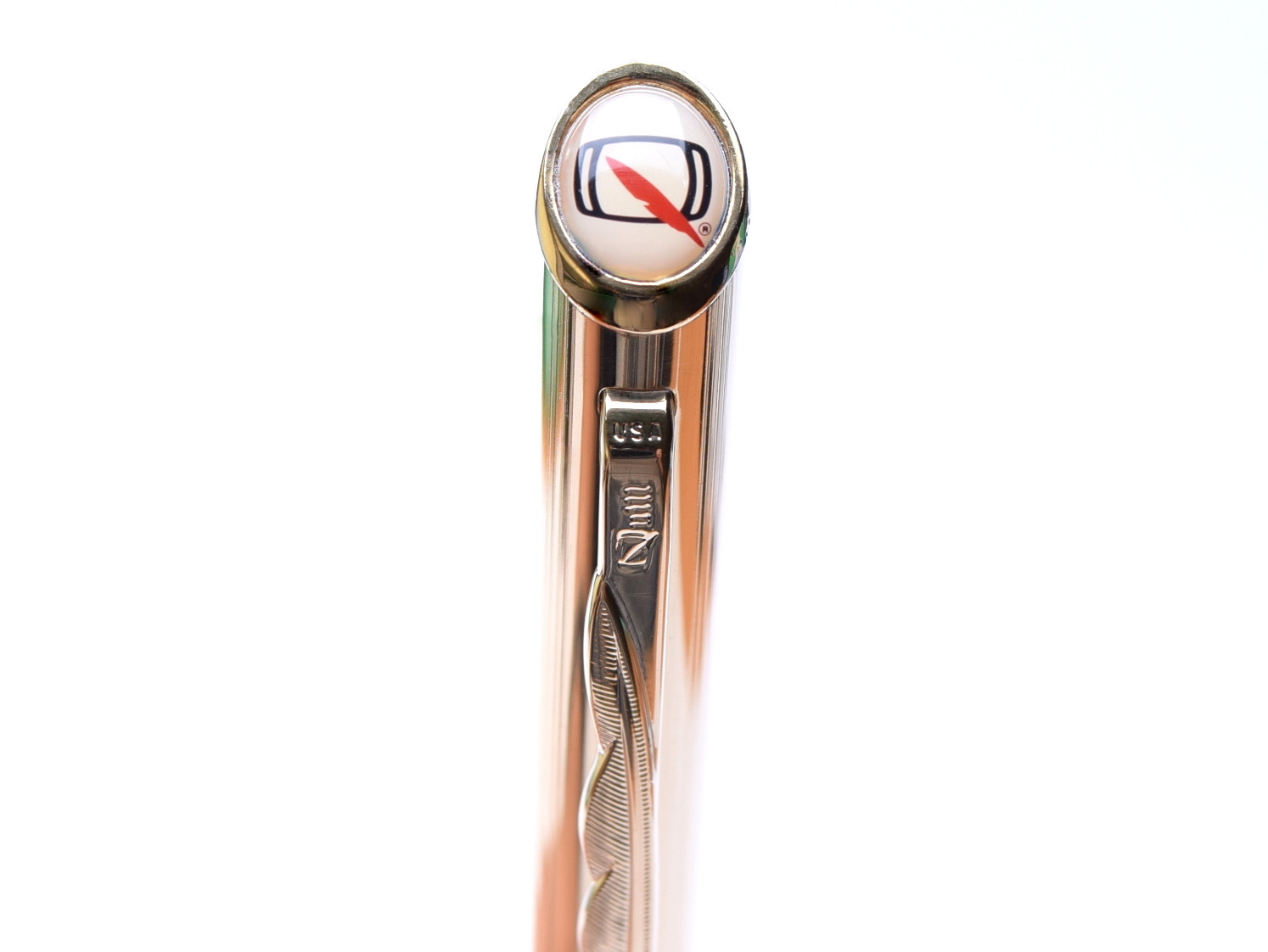 Rare Made in USA 1980s Quill 18k 750 Gold Filled Cartridge Fountain Pen