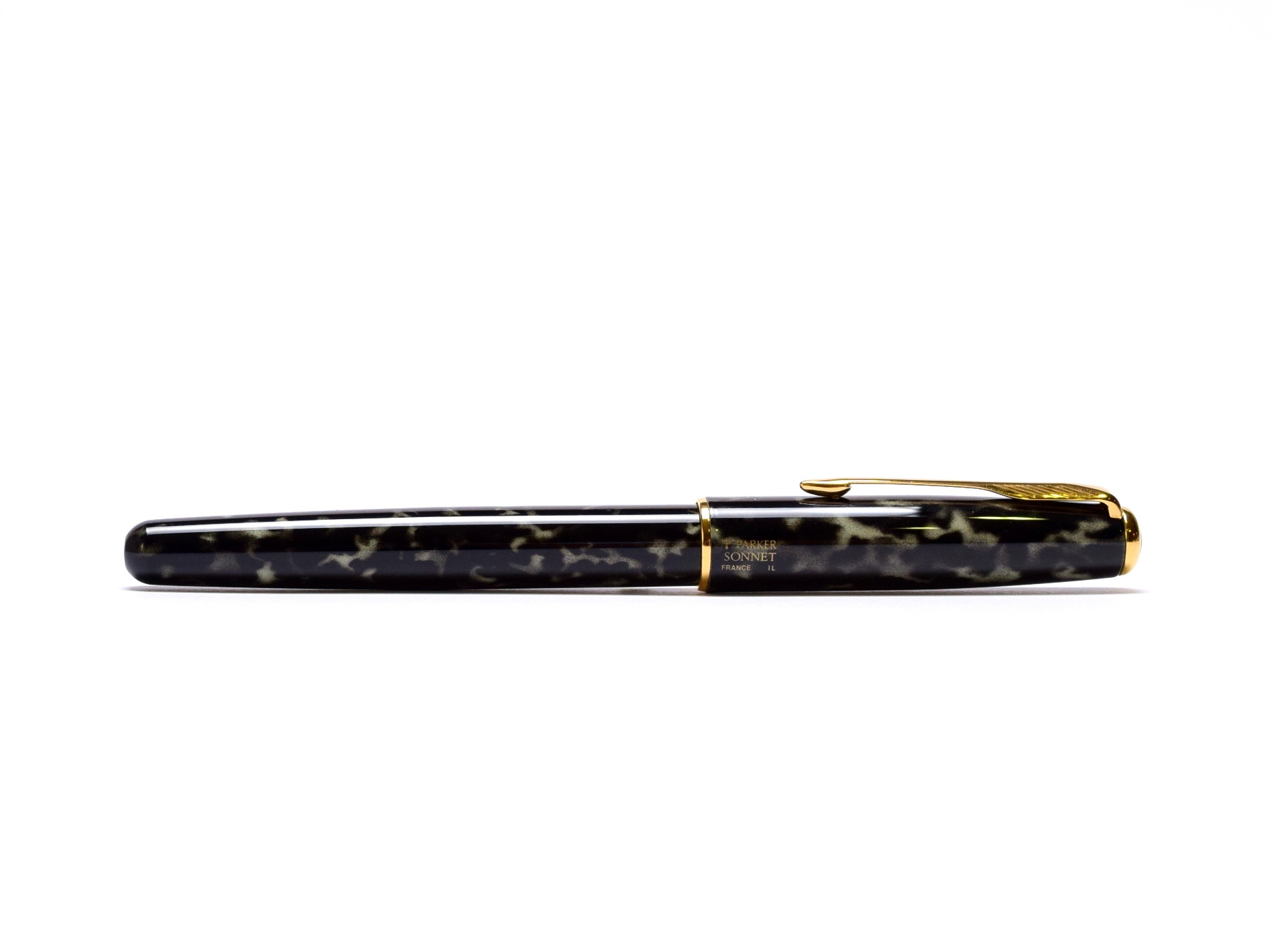 Rare 1993 Parker Sonnet Laque/Lacquer Moonbeam Marble 18K 750 F