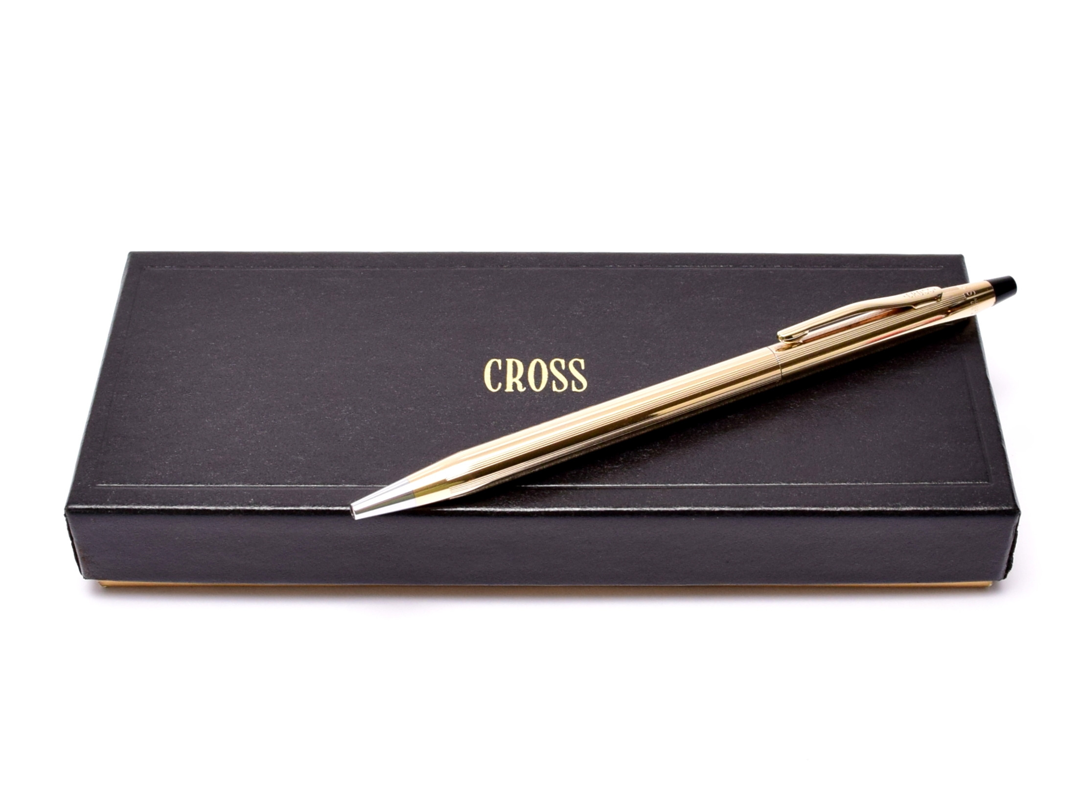 Cross Century Classic Ballpoint Pen 14K Gold In Box 1502 Made In Usa Mint  * 