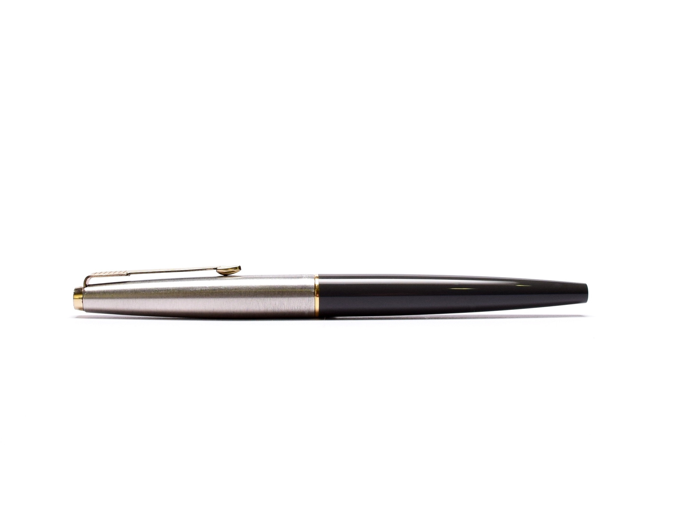 Vintage 1960s Parker 45 Student Gray Body 14K Gold F Nib Fountain Pen ...