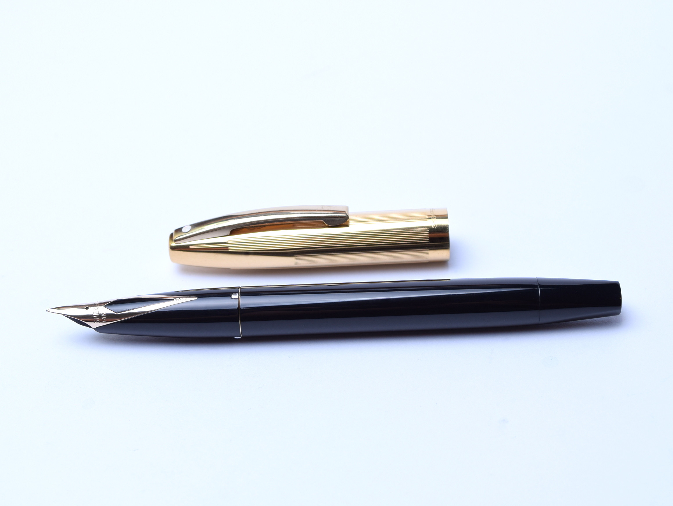 1960's Sheaffer Imperial VIII Touchdown Gold Filled Cap 14K Semi