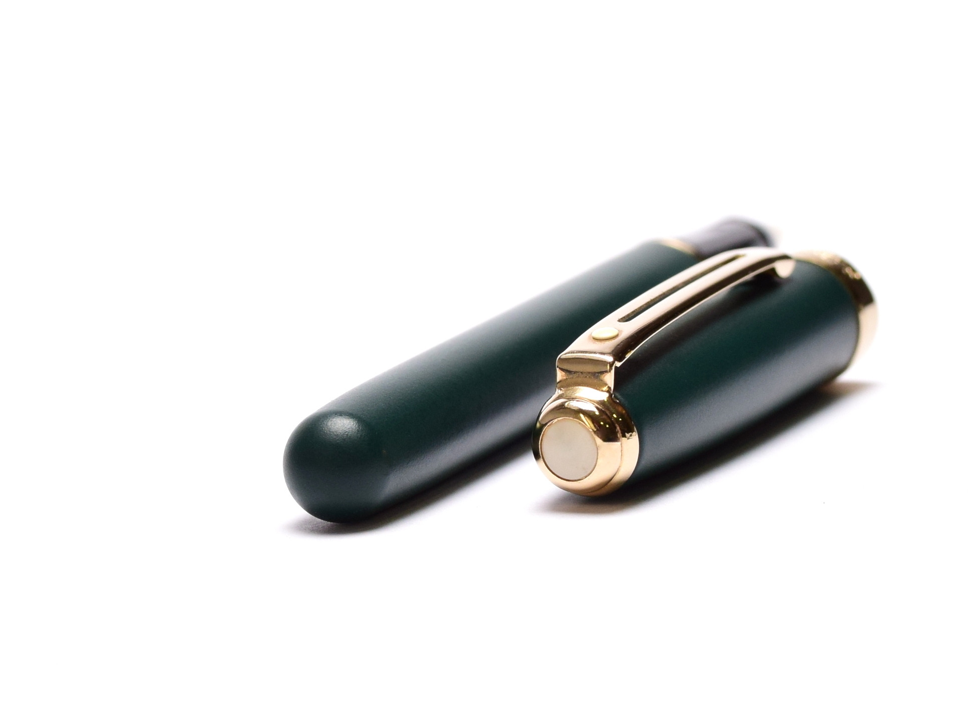 Vintage Sheaffer Prelude Dark Olive Green Rollerball Pen USA