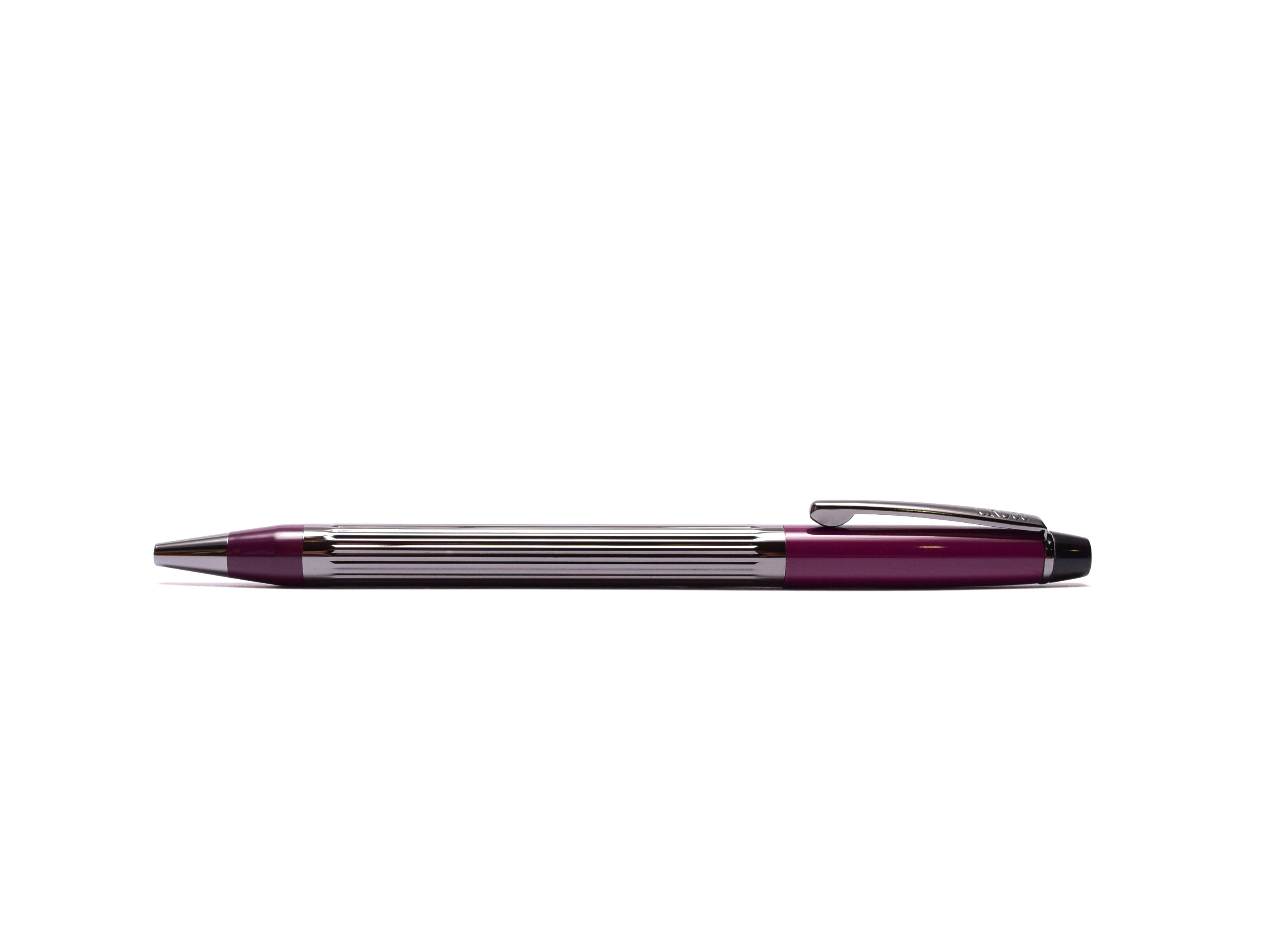 Stylo Bille Cross Metropolis - Couleur Prune Métallisée - Modèle 312-6 - Neuf Vintage