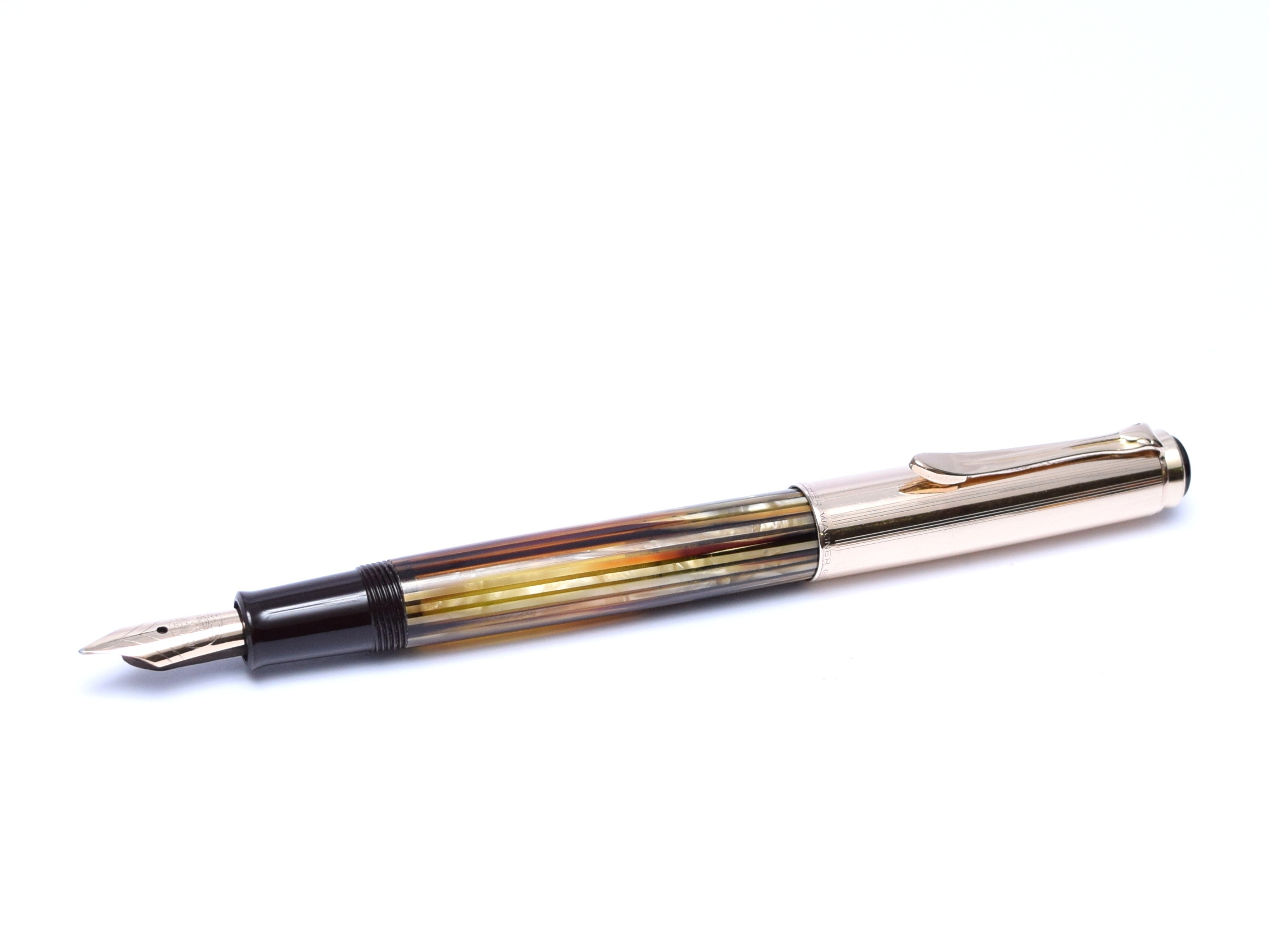 Original 1951 1950 1956 PELIKAN 500 Gunther Wagner Rolled Gold