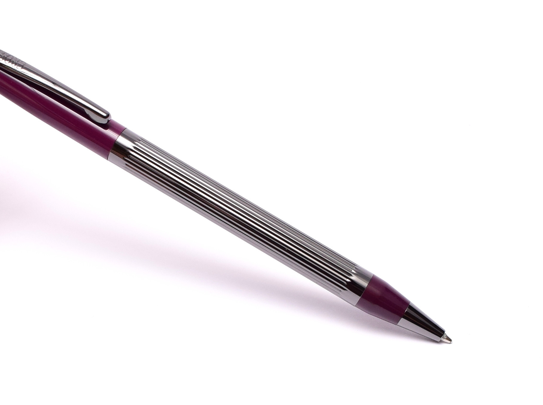 Cross Metropolis Plum Purple Lacquer & Dark Gray Chrome Twist Mechanism