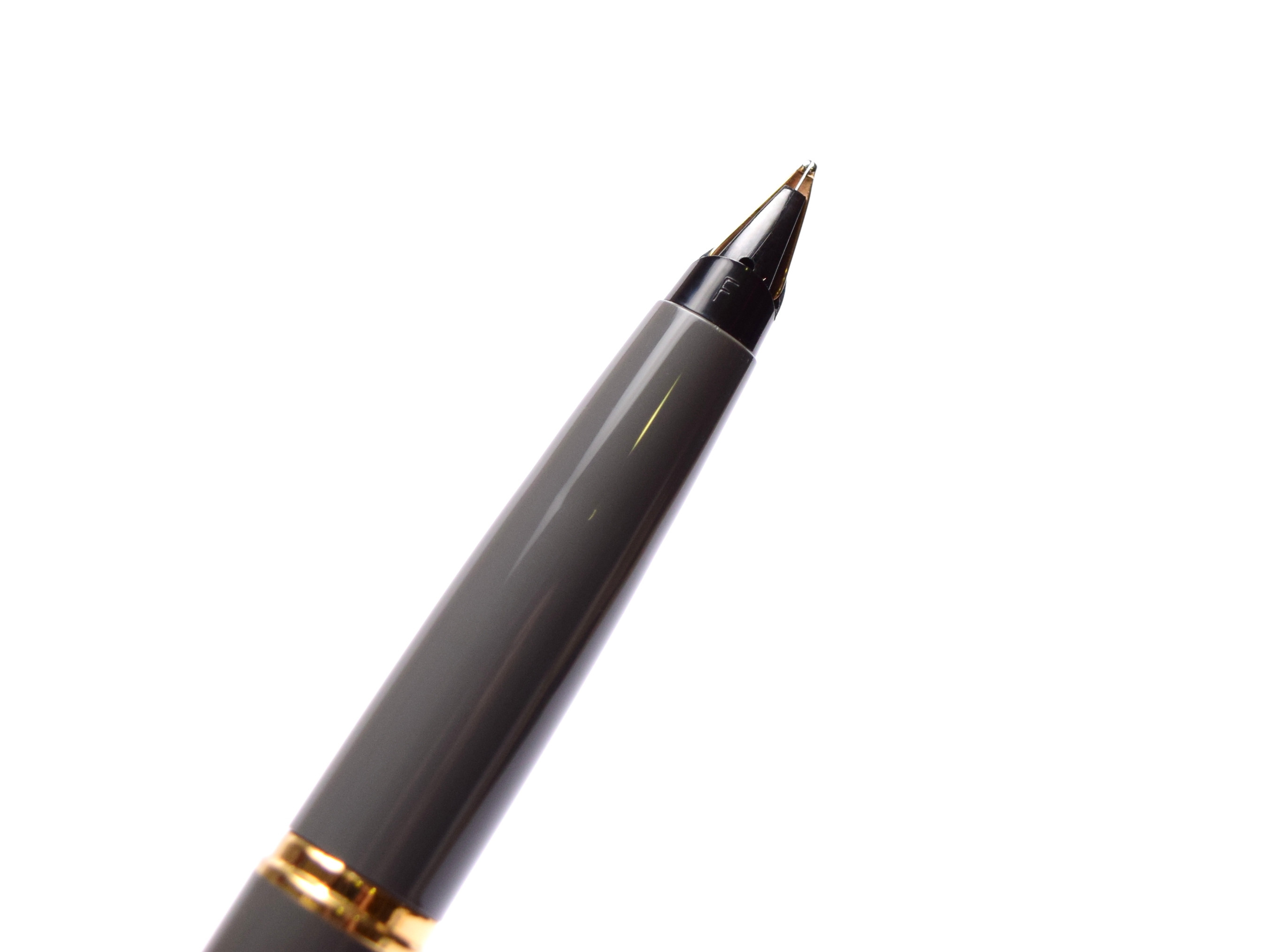 Vintage 1960s Parker 45 Student Gray Body 14K Gold F Nib Fountain Pen ...