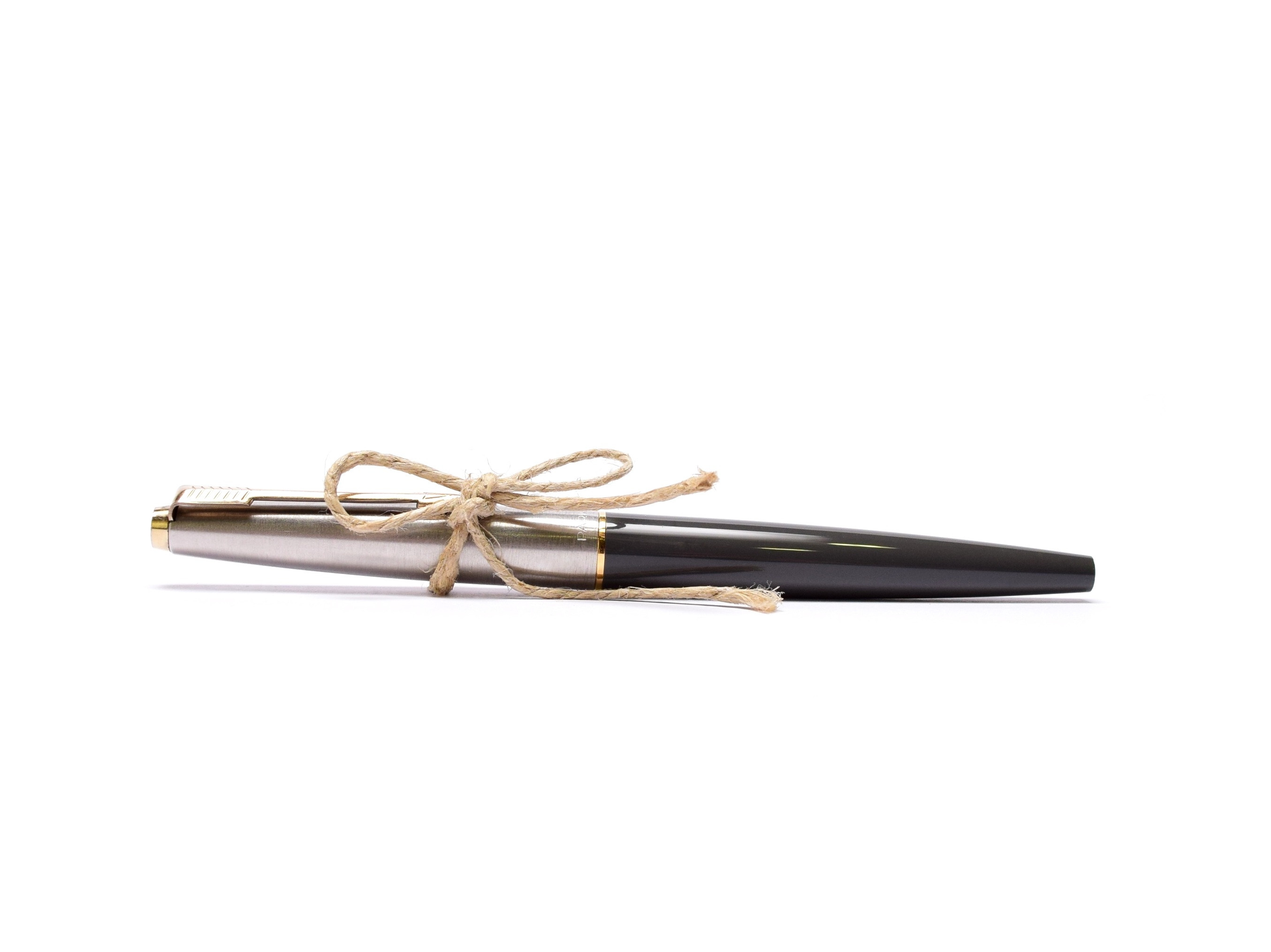 Vintage 1960s Parker 45 Student Gray Body 14K Gold F Nib Fountain Pen ...