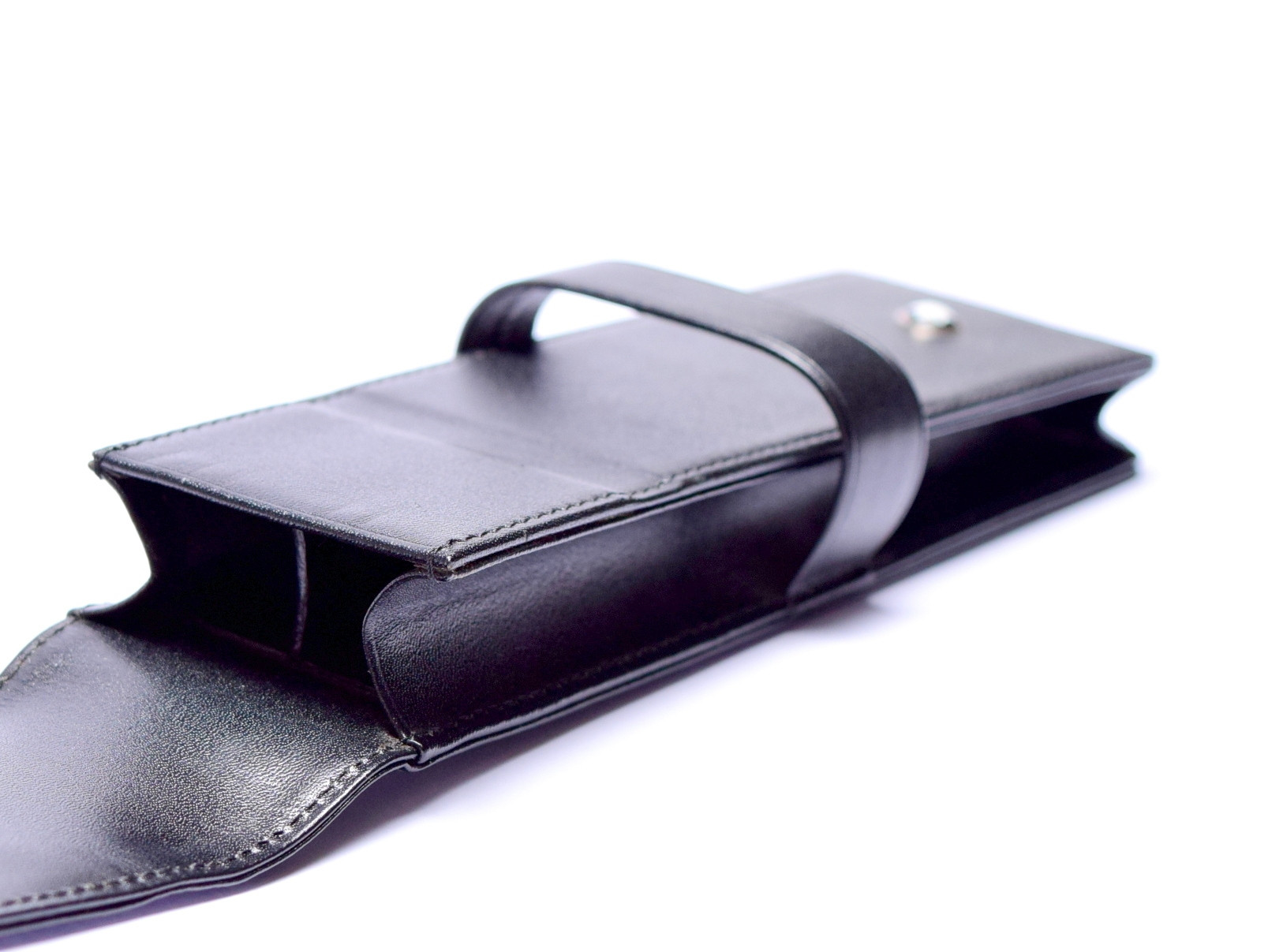 MONTBLANC Siena Meisterstück Masterpiece Black Thick Cowhide