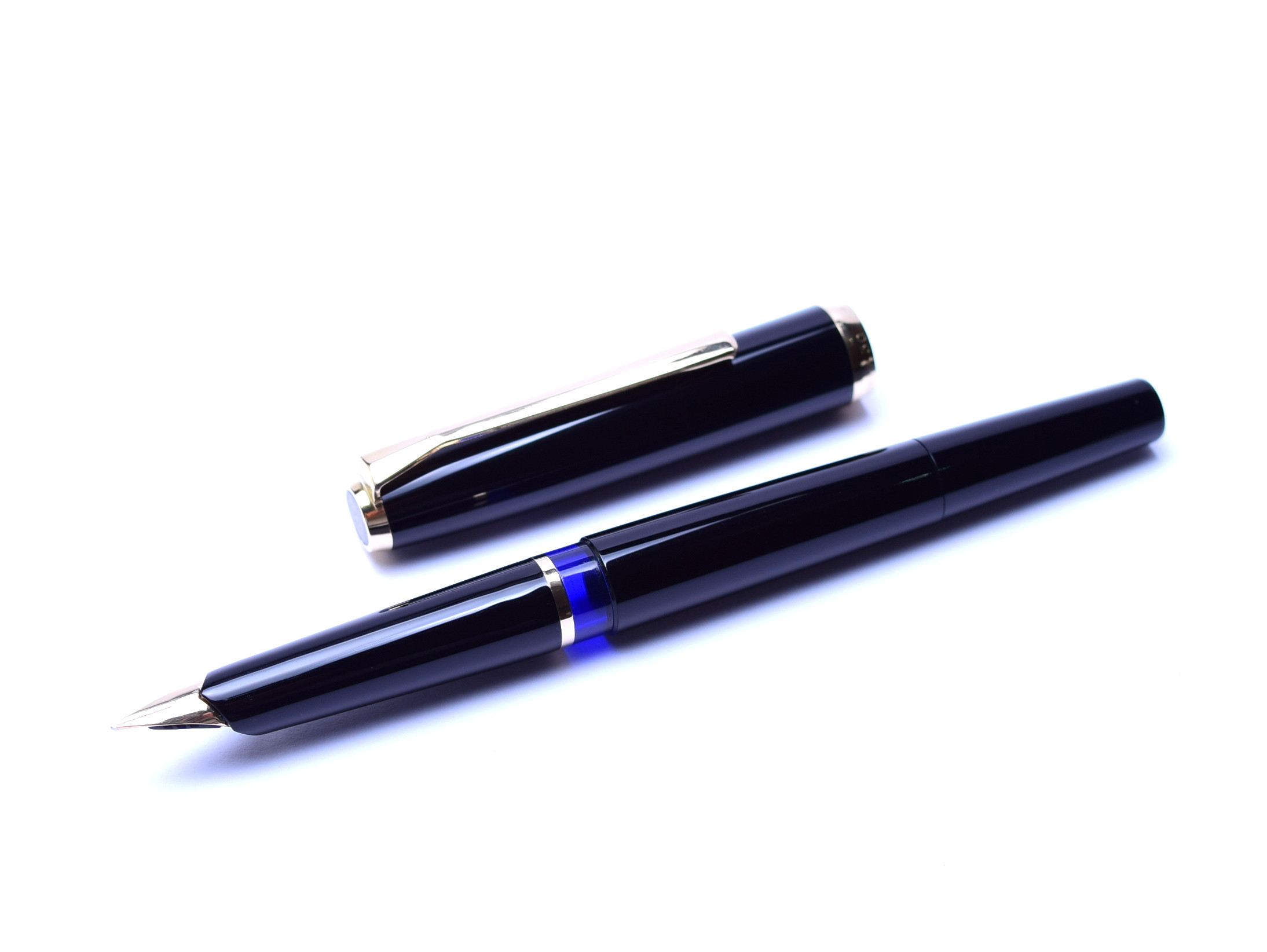 1969 Pelikan PK30 & DK30 Rolled Gold 14K F Clear Face Nib Fountain