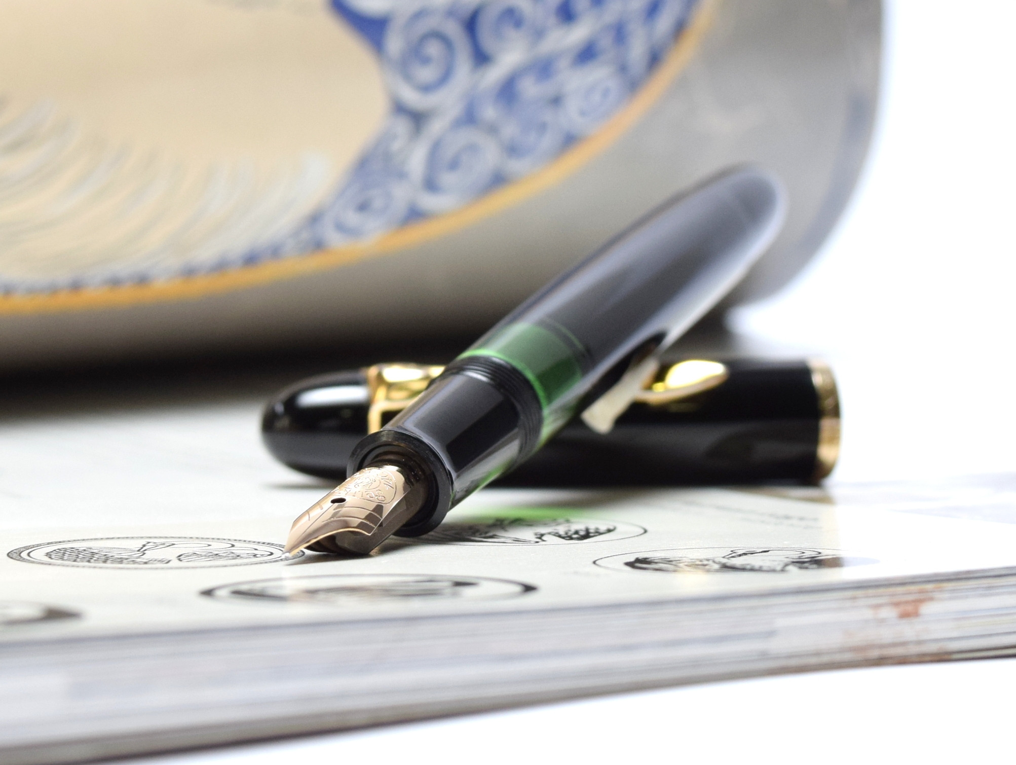 Rare 1956 Pelikan 140 All Black Gunther Wagner Super Flexible 14K