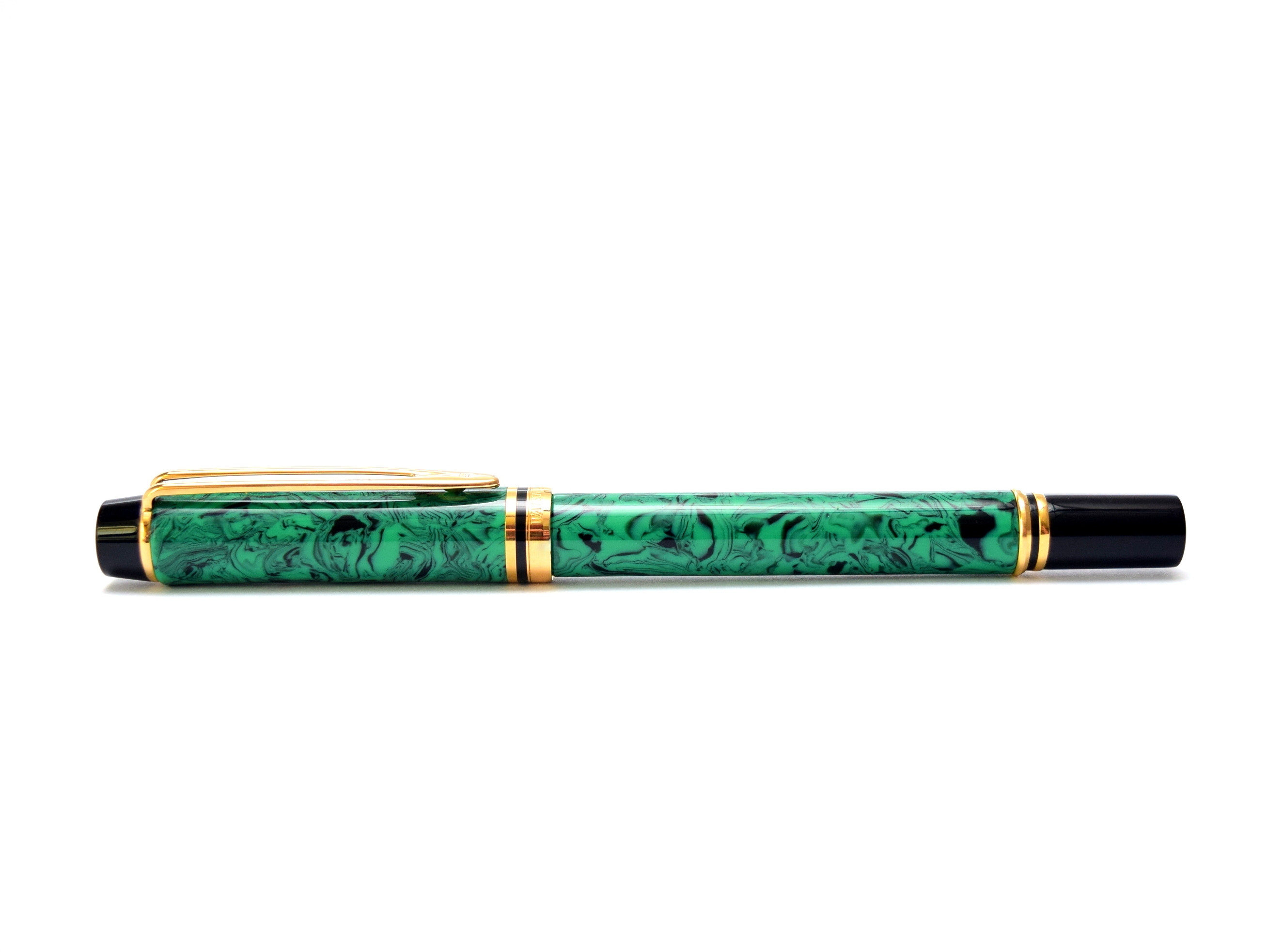 waterman 万年筆 IDEAL Stunning 1990 Waterman Ideal Le Man 200 Rhapsody Jade Green Ripple