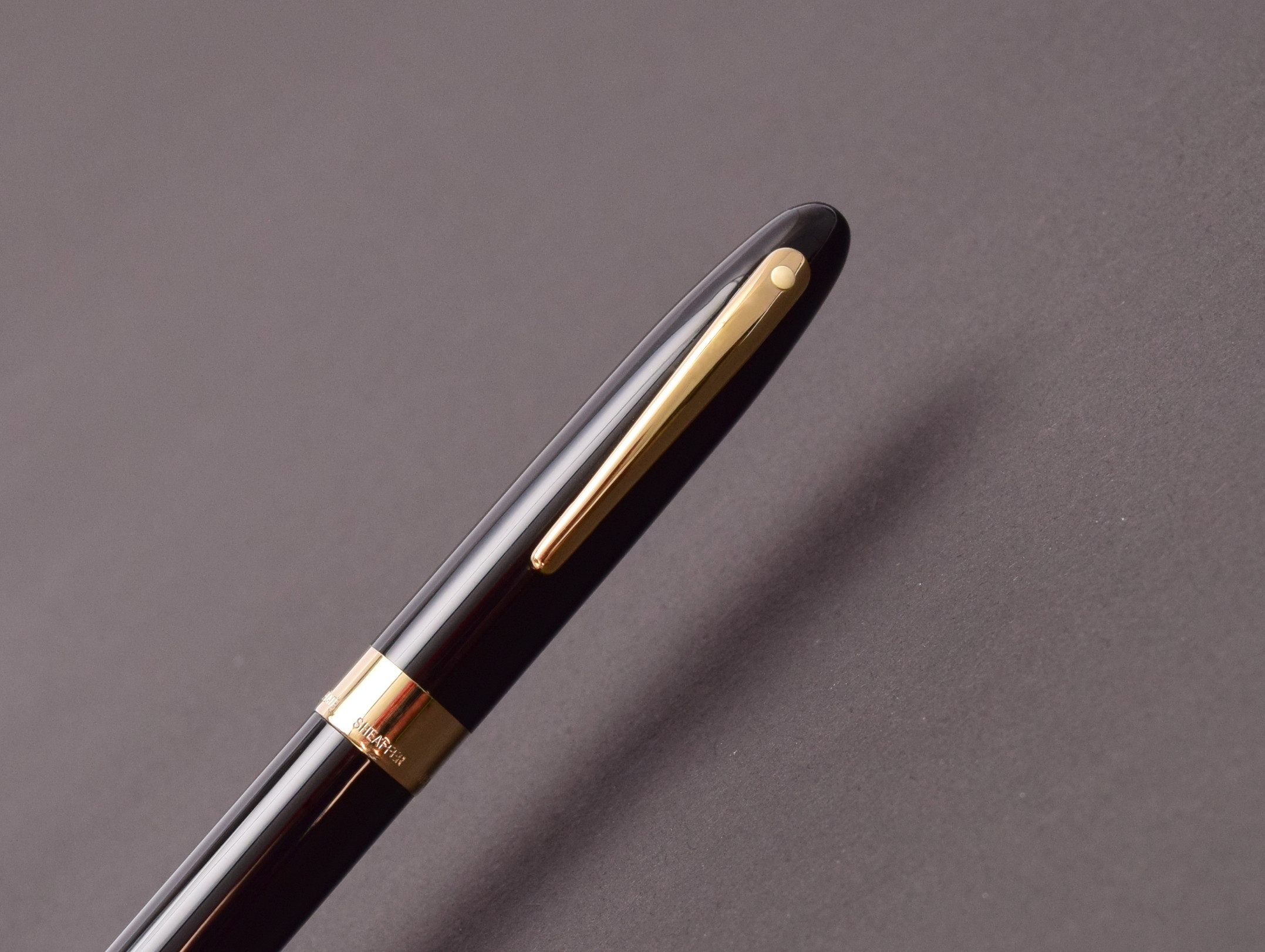 Sheaffer Crest (reissue) 591 Black & 23K Gold Electroplated Trim