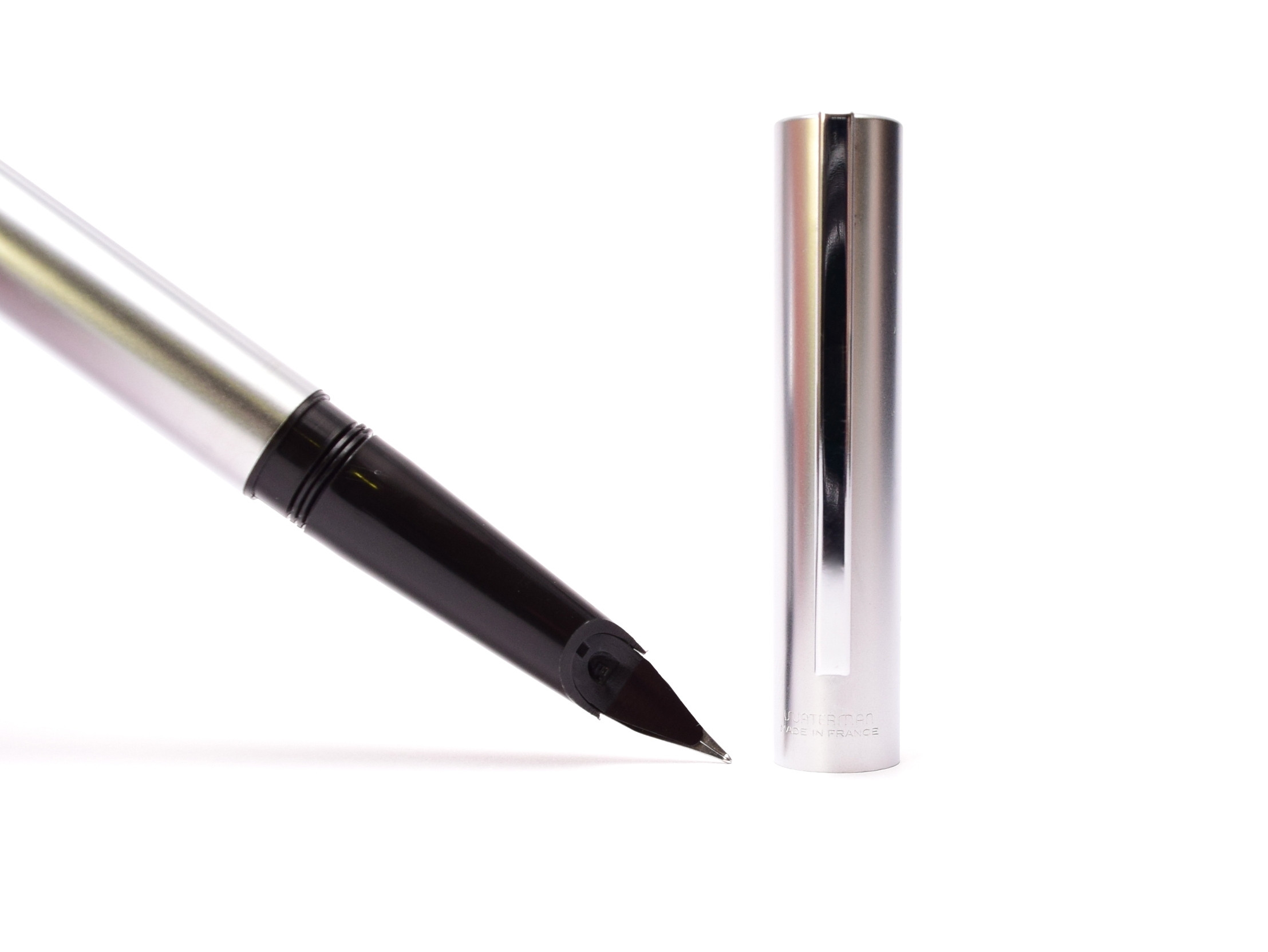 Vintage Waterman Graduate Polished Chrome Ballpoint Pen Pristine NOS 