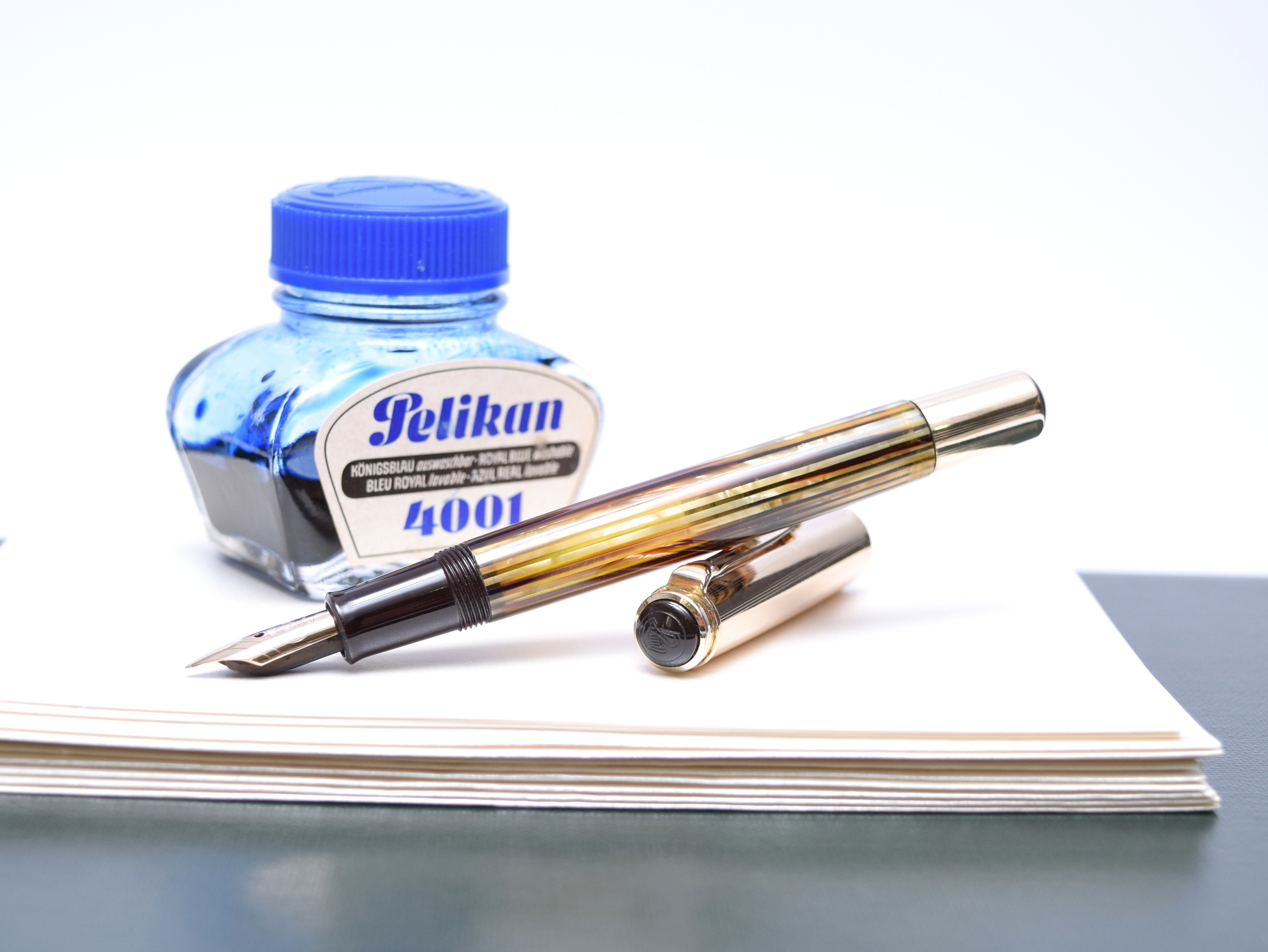 Original 1951 1950 1956 PELIKAN 500 Gunther Wagner Rolled Gold