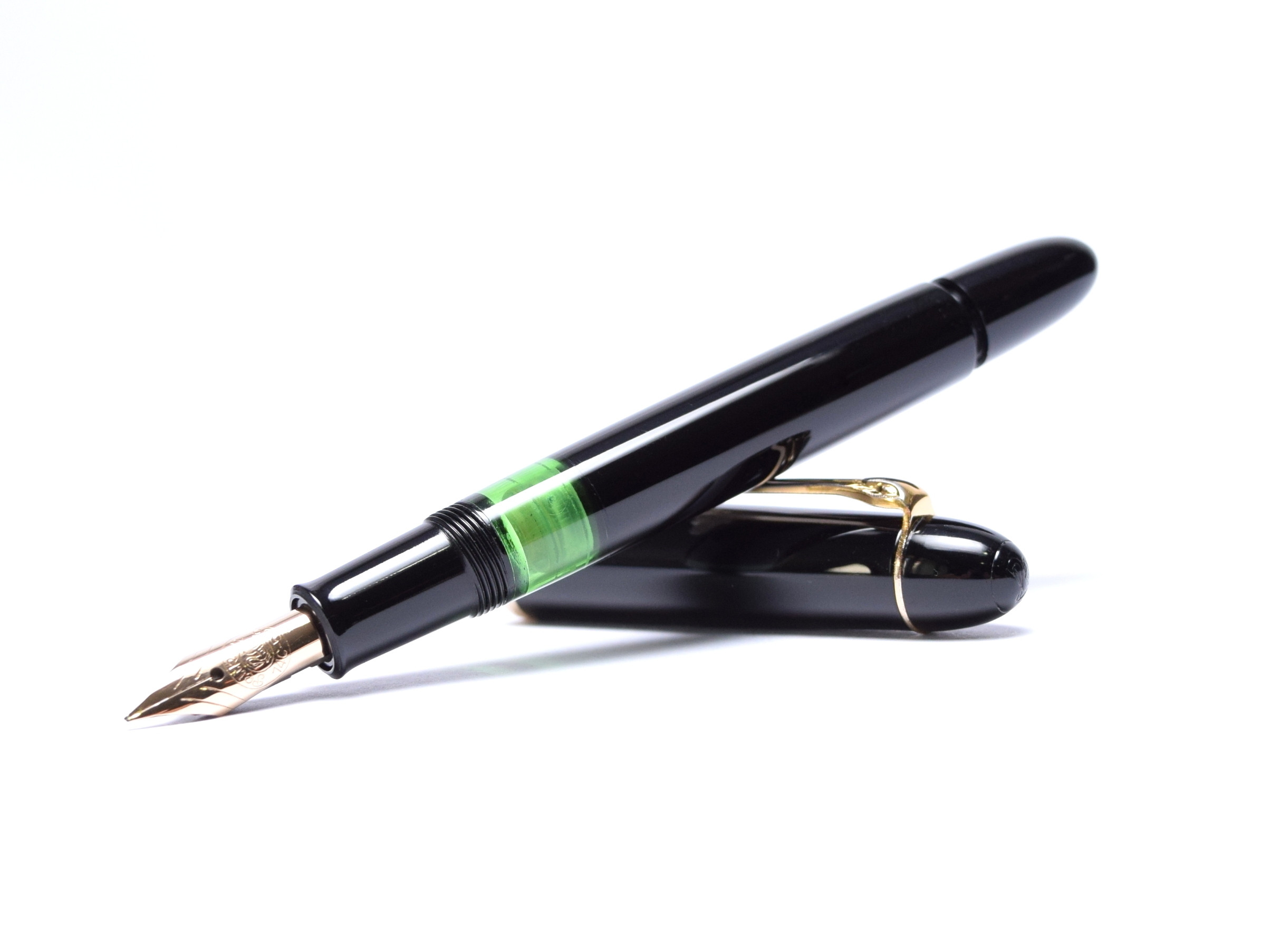Rare 1956 Pelikan 140 All Black Gunther Wagner Super Flexible 14K