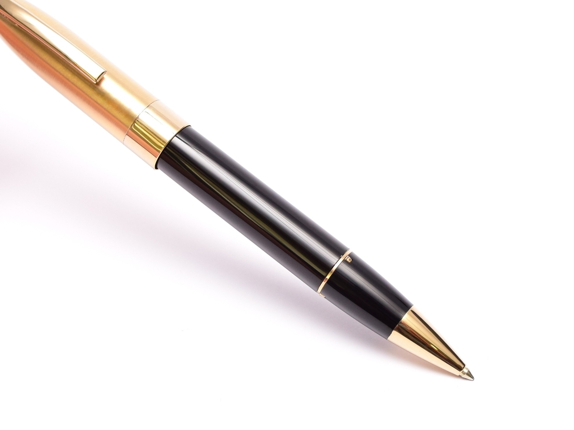 Vintage Sheaffer Legacy Black & Gold Plated 23K Rollerball Pen USA