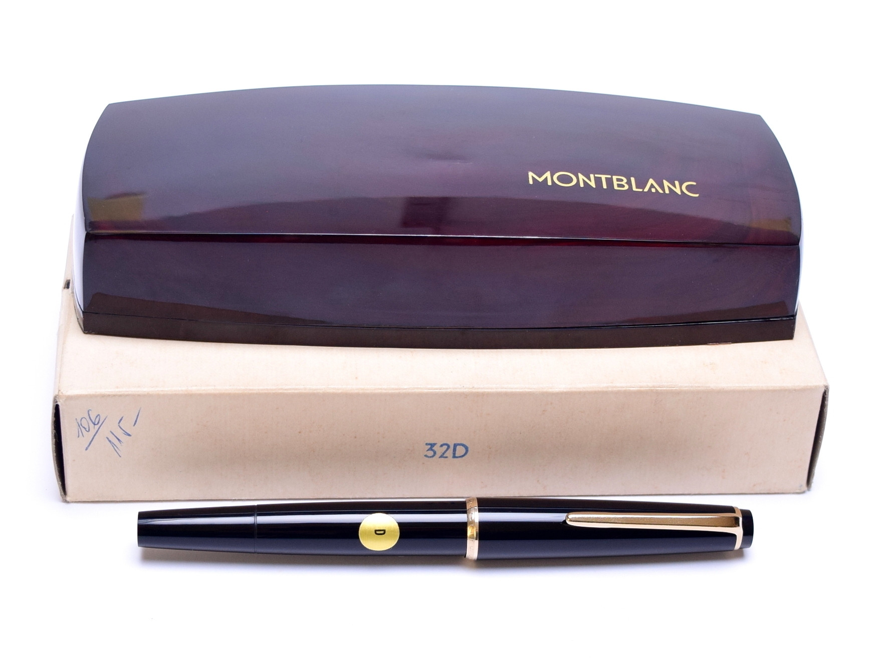 Extremely Rare Time Capsule 1960s MONTBLANC No. 32 With Exposed