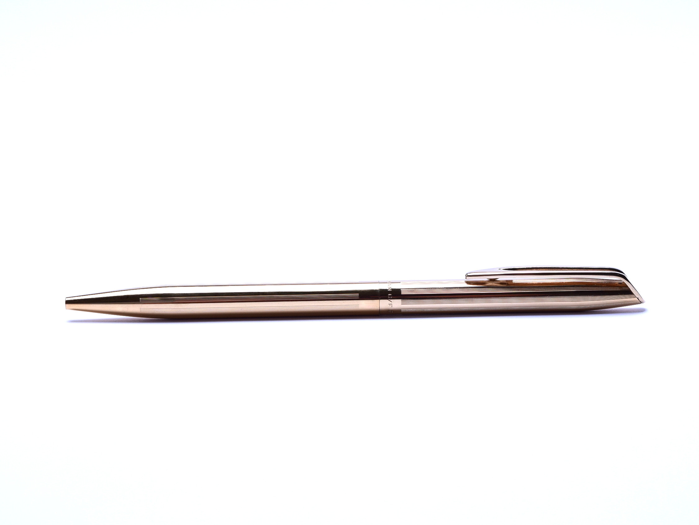 1960s Waterman France C/F (CF) 18K Gold Filled Twist Ballpoint Pen