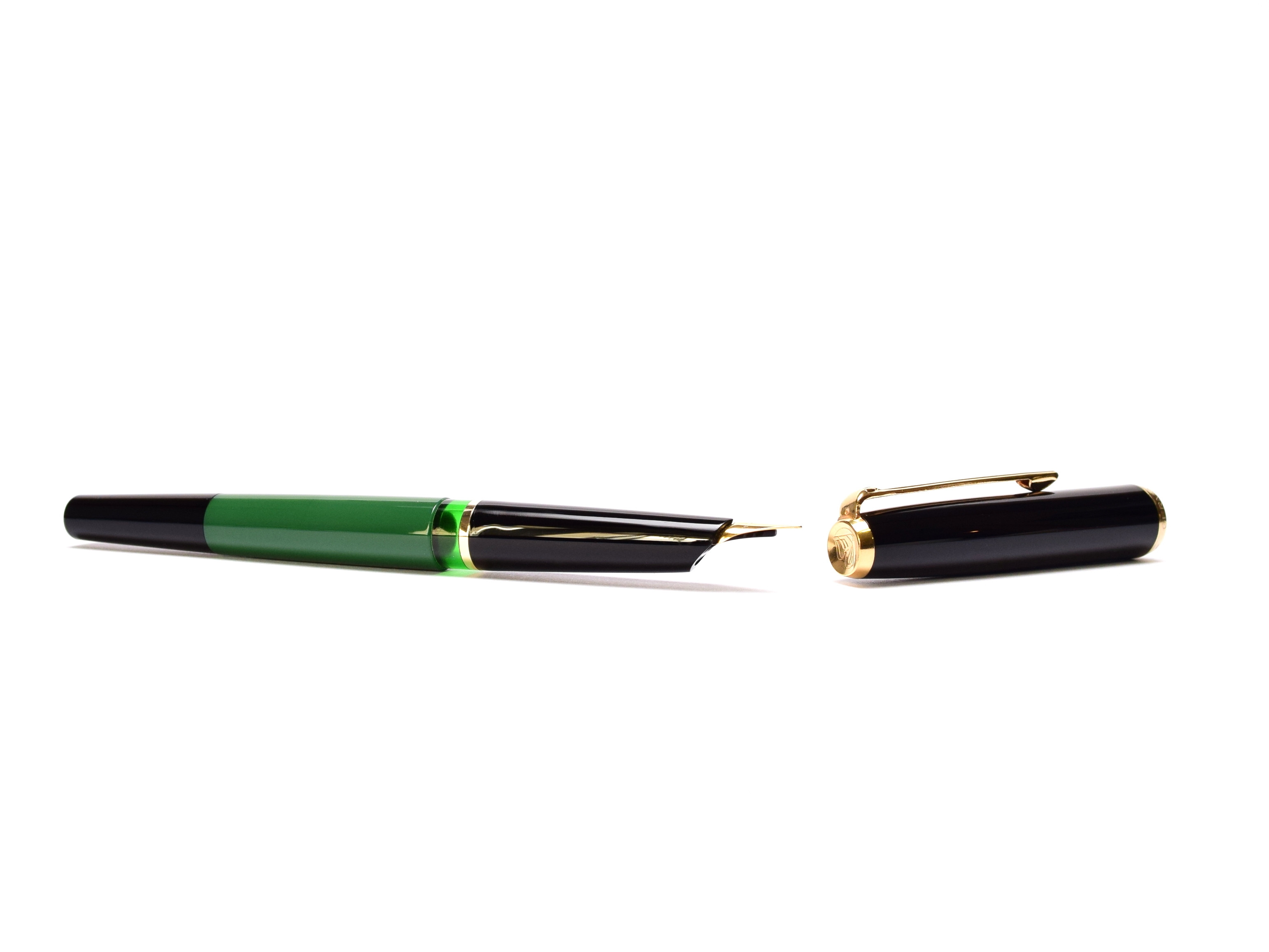 Vintage 1970s Pelikan MK10 Airplane Safe Green EF Extra Fine Nib