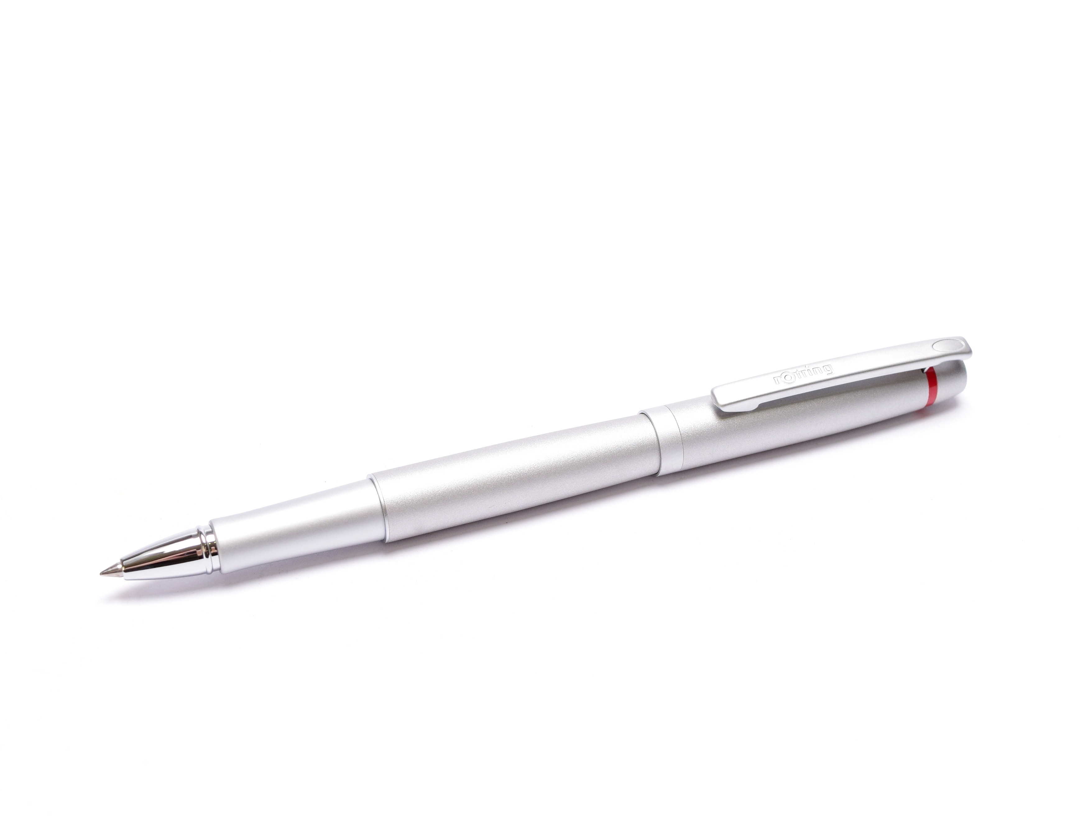 NOS New Rotring Freeway Silver Metal Body Matte Satin Finish Rollerball ...