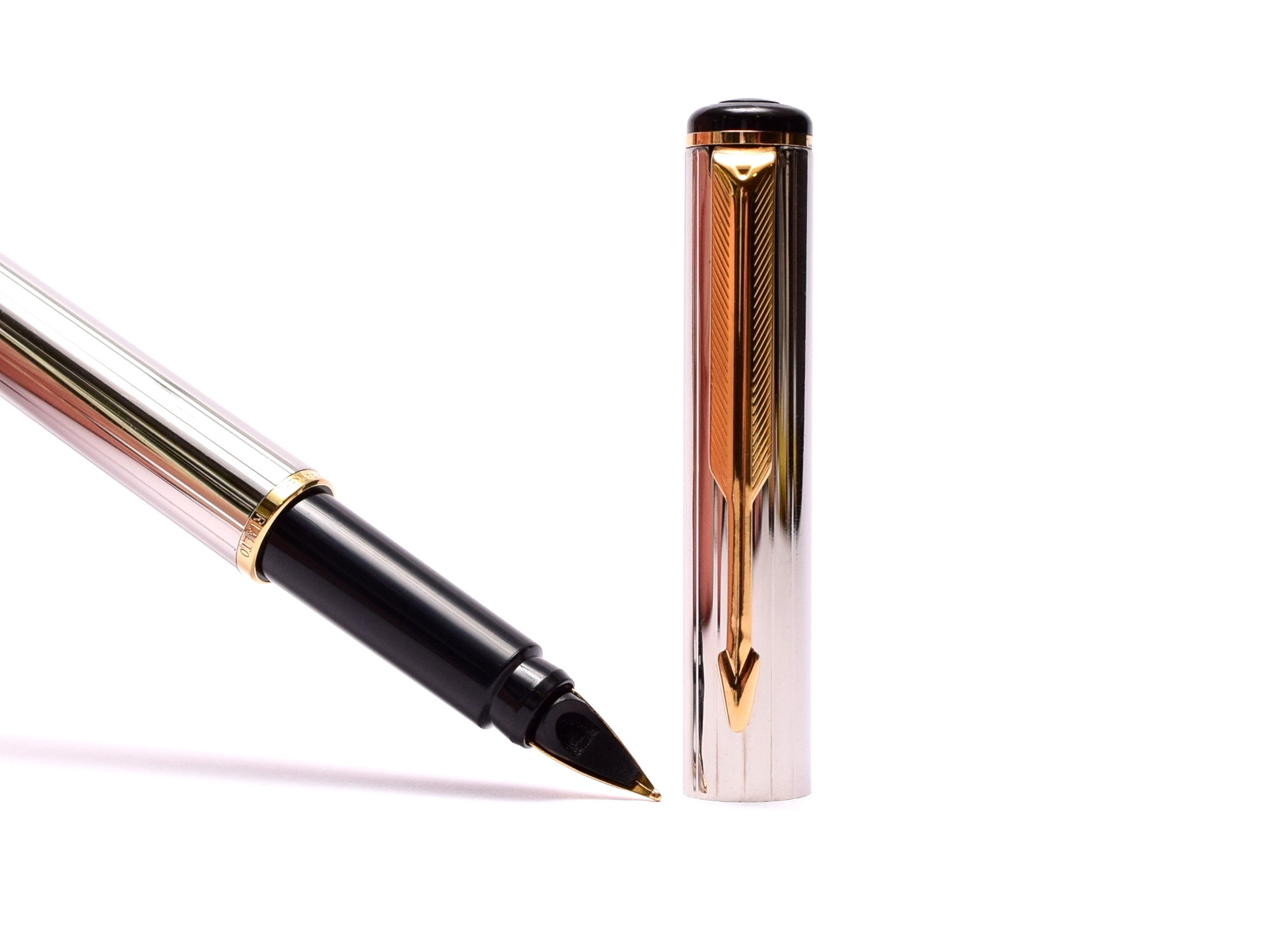 Vintage Parker Rialto F Fine Size Gold Plated Nib Cartridges