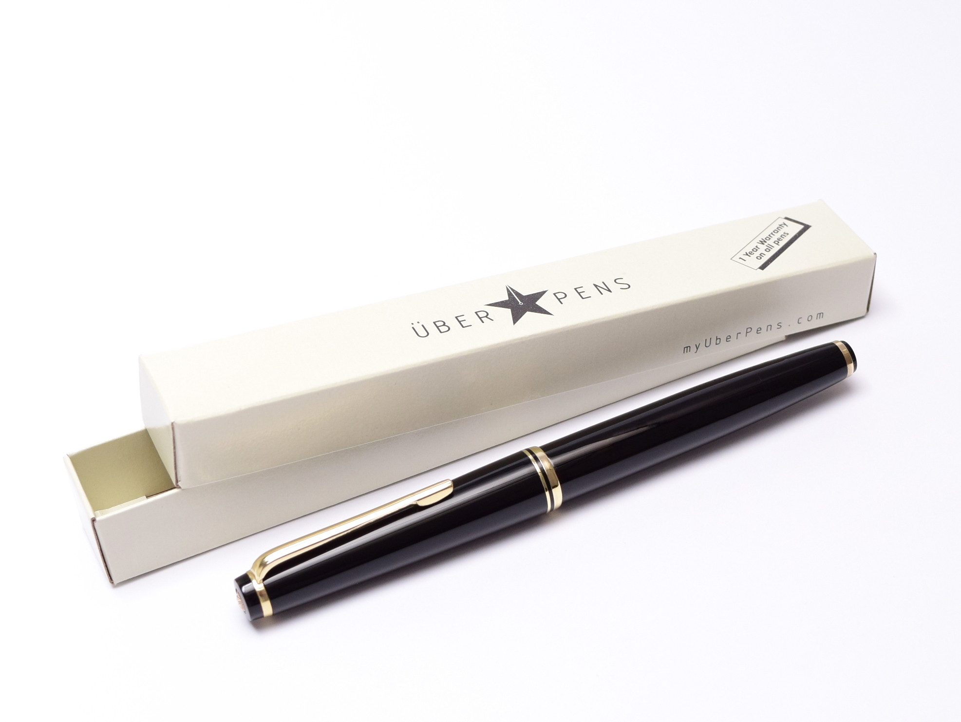 1960s KAWECO V71 Masterpiece Black Resin Oversize 14K EF Semi Flex