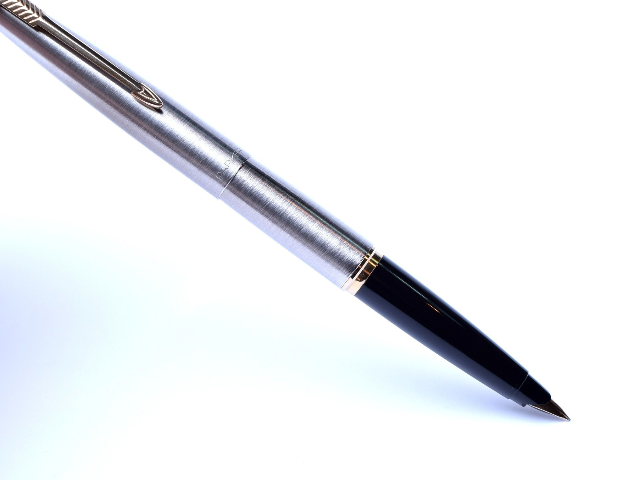 Stylo Plume Parker 45 Vintage - Plaqué Or, Made In England - Bon état Mais Manque Un Bout (voir Description)
