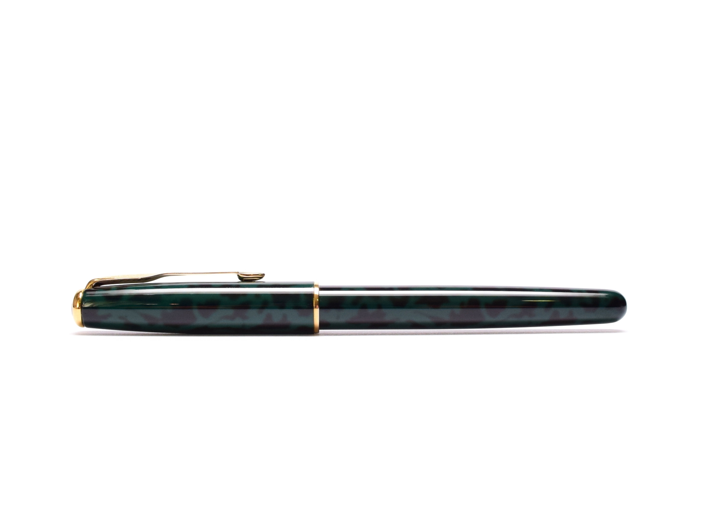Vintage Parker Sonnet Forest Green Lacquer & Gold Plated Trims