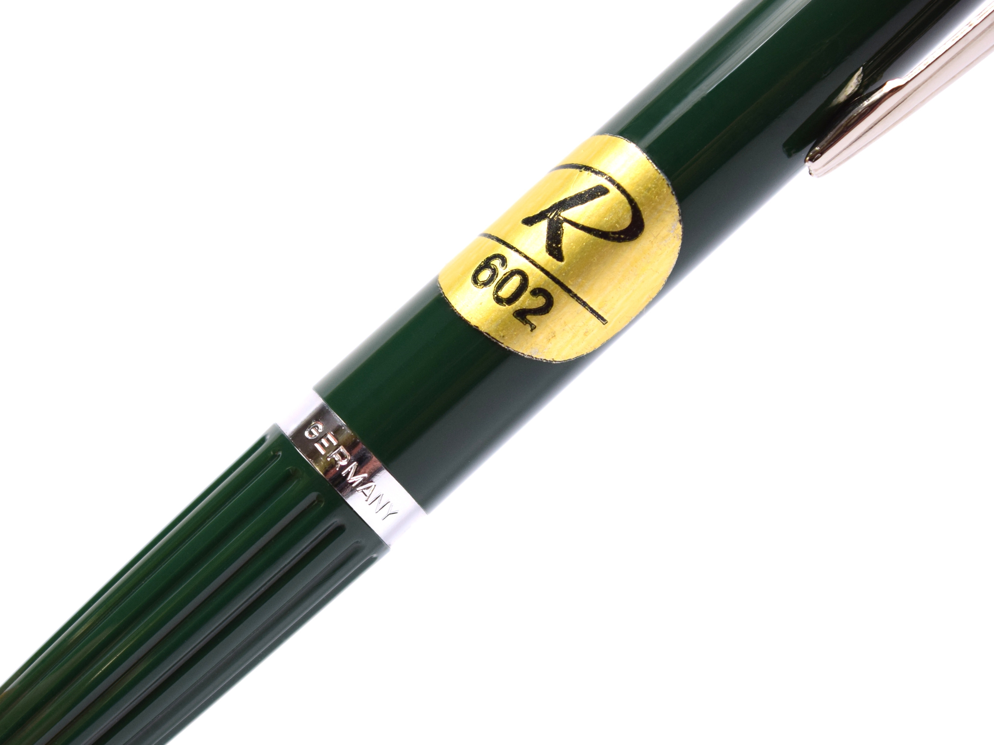 Rare Reform No.602 Unique Olive Green Special Push Button Ballpoint Pen
