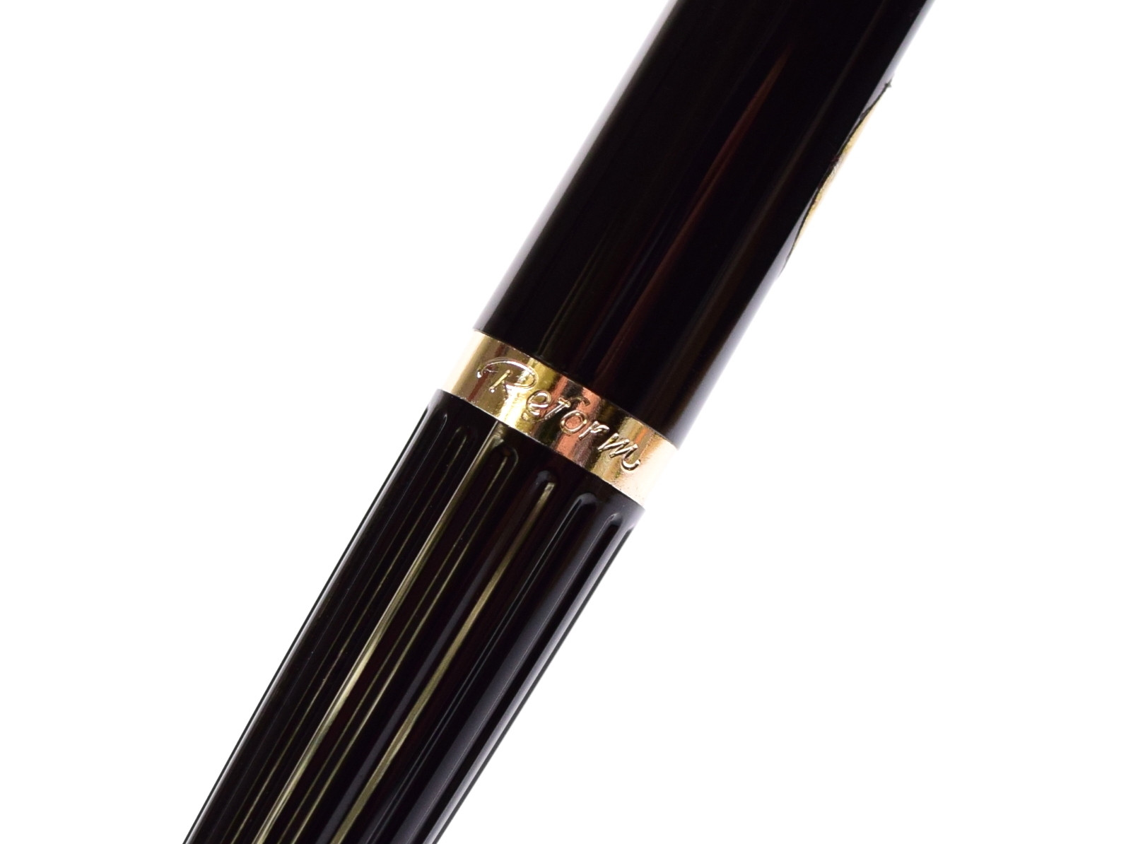 Vintage Reform No.610 High Quality Black & Gold Special Push Button