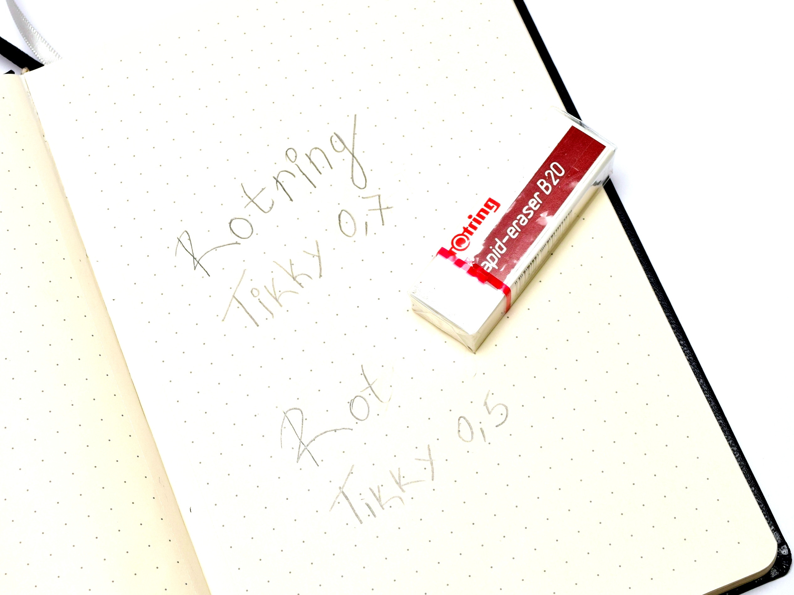Rotring Rapid Eraser B20 One Pencil Trace Remover Eraser in Plastic