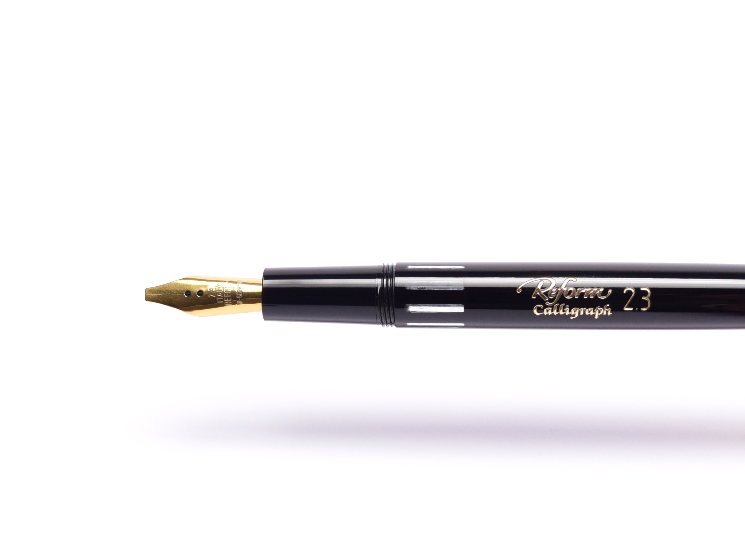 HERO 9029 Gold & Black Bent Calligraphy Nib Fountain Pen 