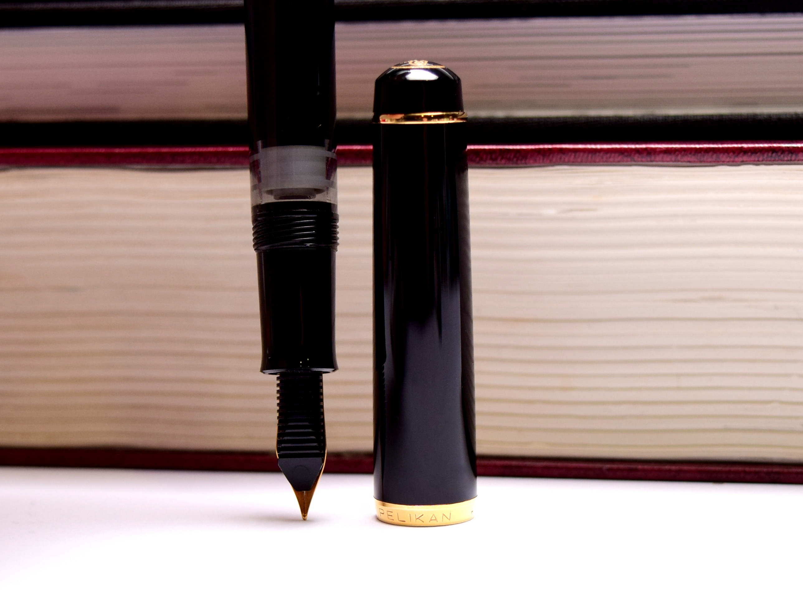 1980s West W. Germany Classic Pelikan M150/481 Black Resin EF