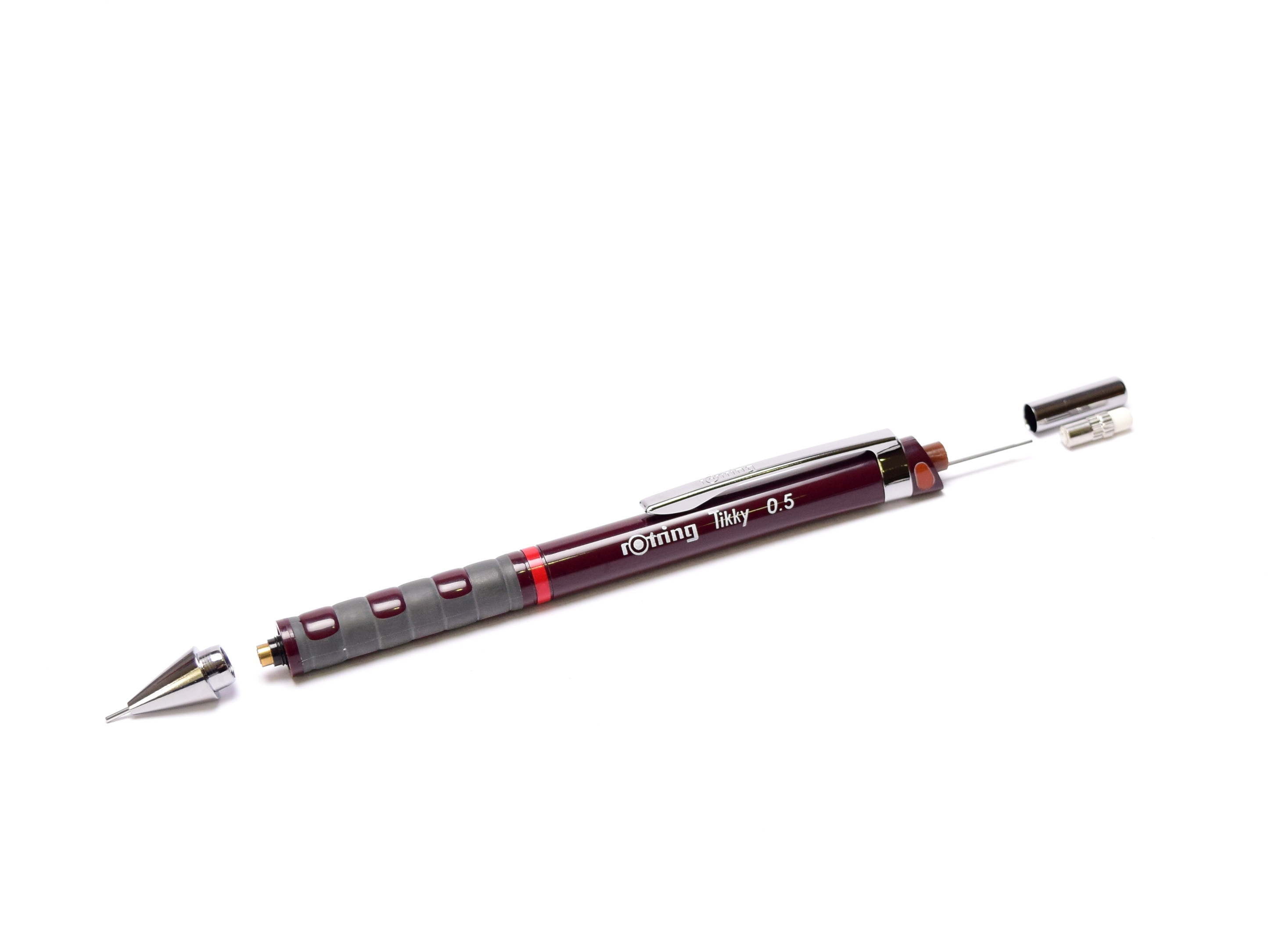 Rotring Tikky Mechanical Pencil w/ Rubberized Grip Dark Burgundy