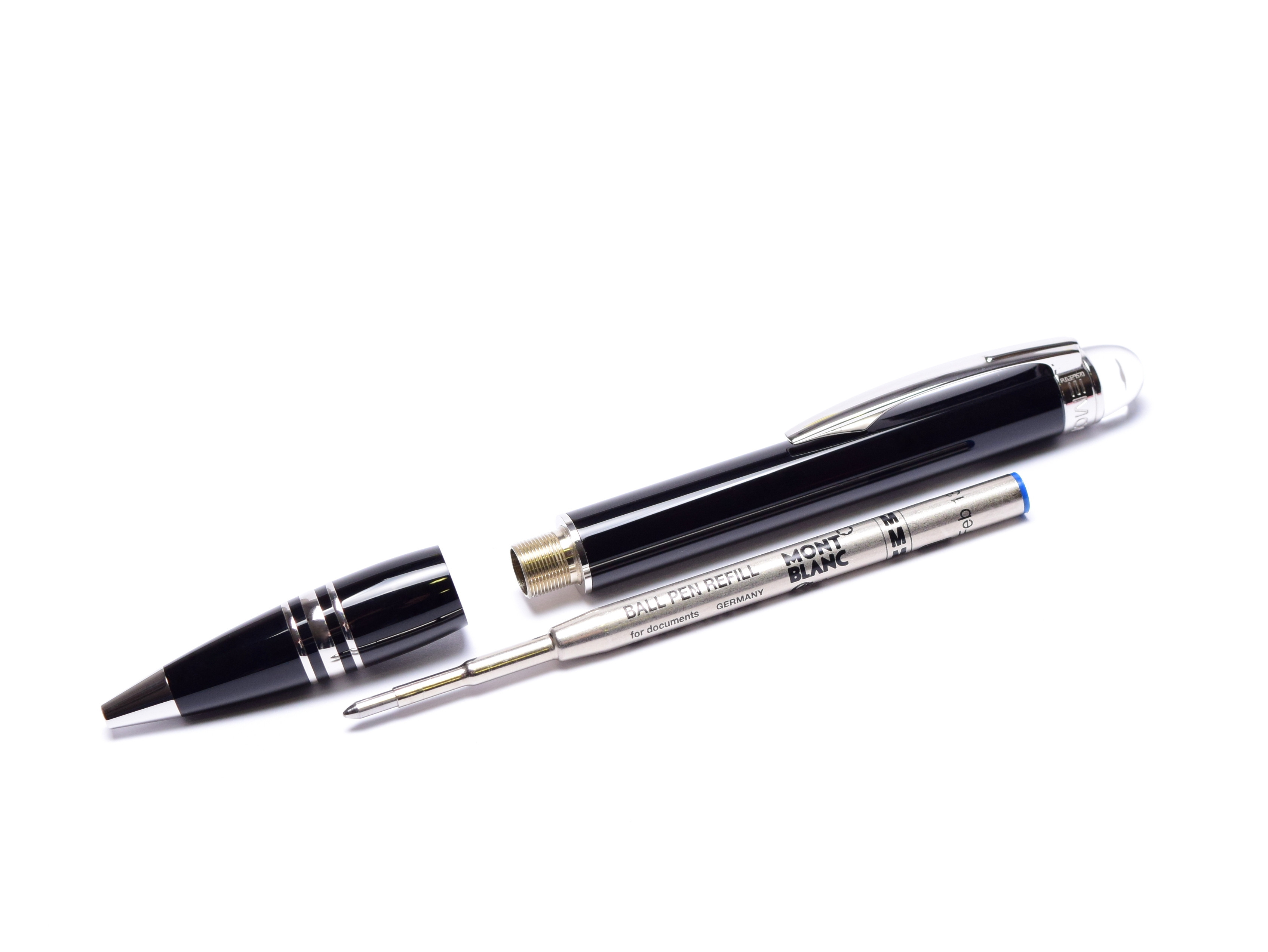Classic Montblanc STARWALKER Precious Black Resin & Platinum Trim
