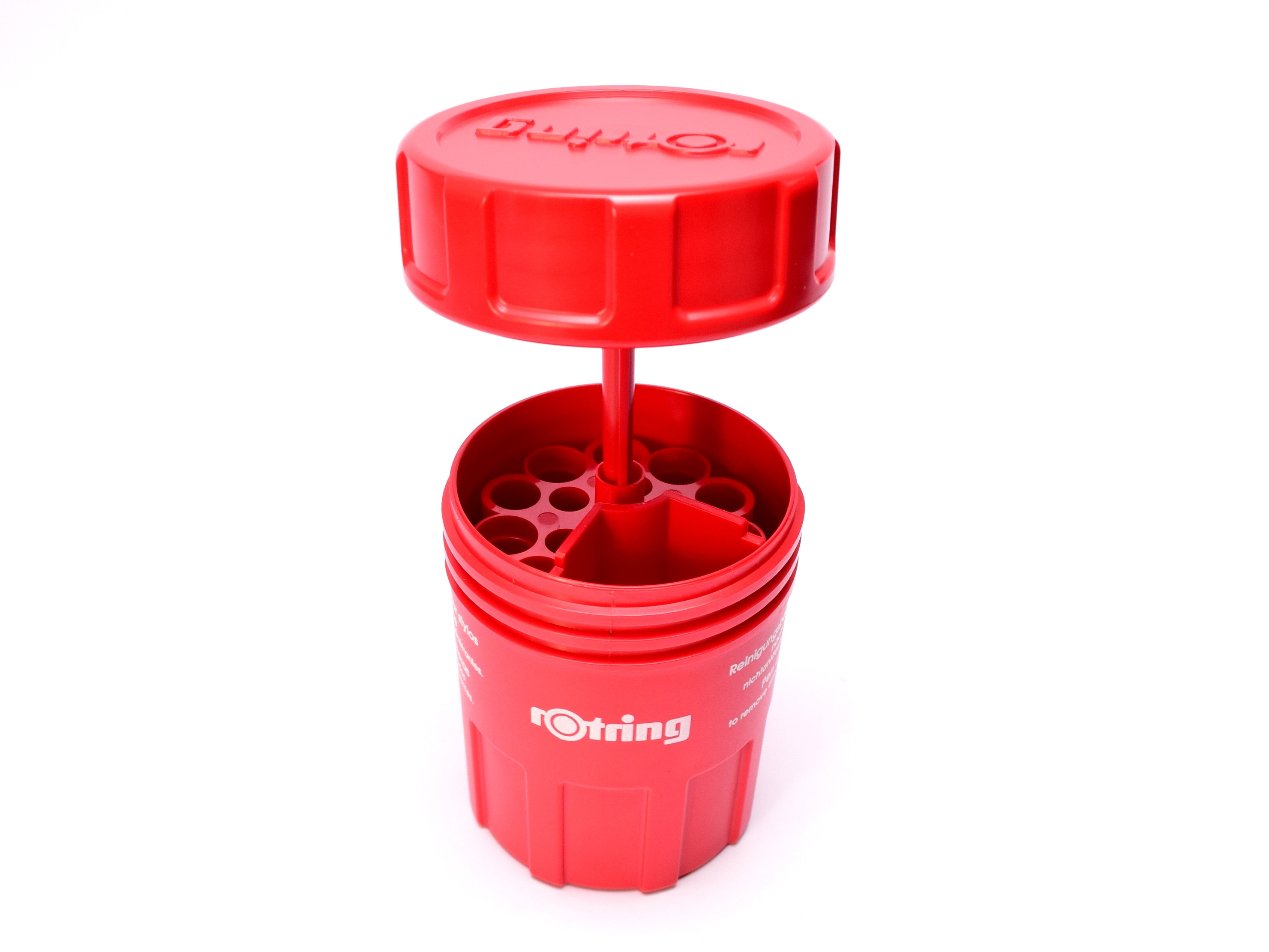 NOS Vintage Rotring Ink Pen Cleaning Unit Made in Germany + 10 Cleaner