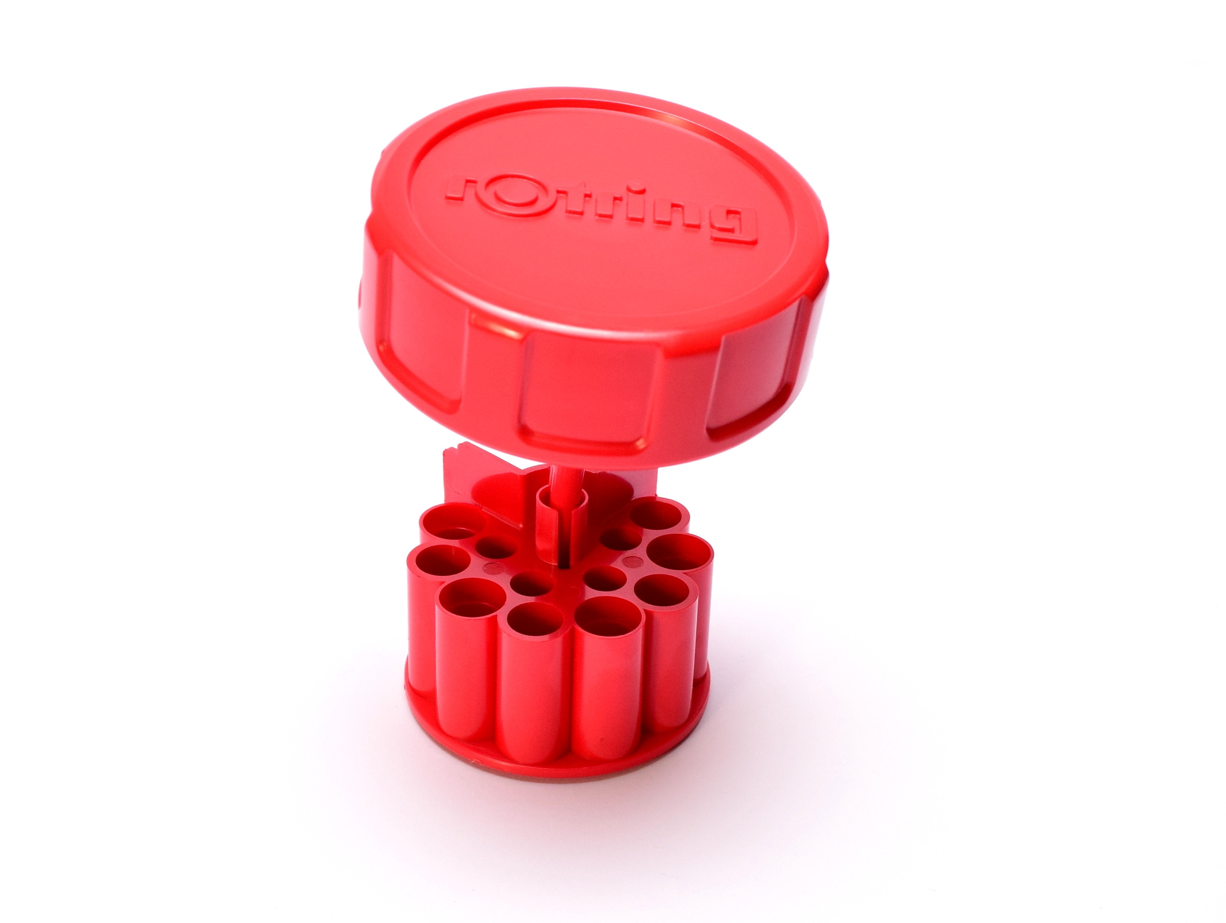 NOS Vintage Rotring Ink Pen Cleaning Unit Made in Germany + 10 Cleaner Concentrate Sachets in Box