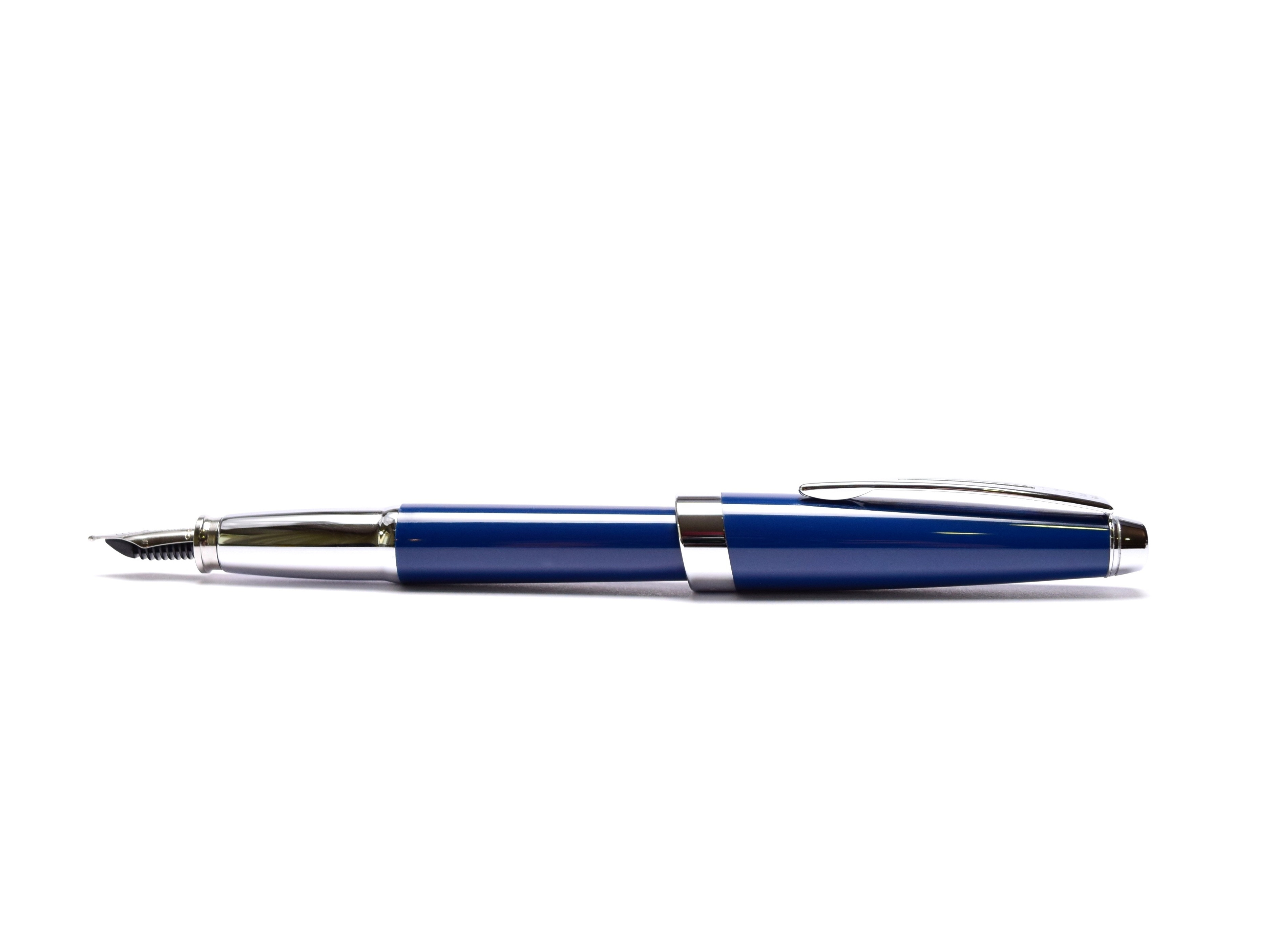 Cross Aventura Dark Starry Blue Stainless Steel M Medium Nib Converter