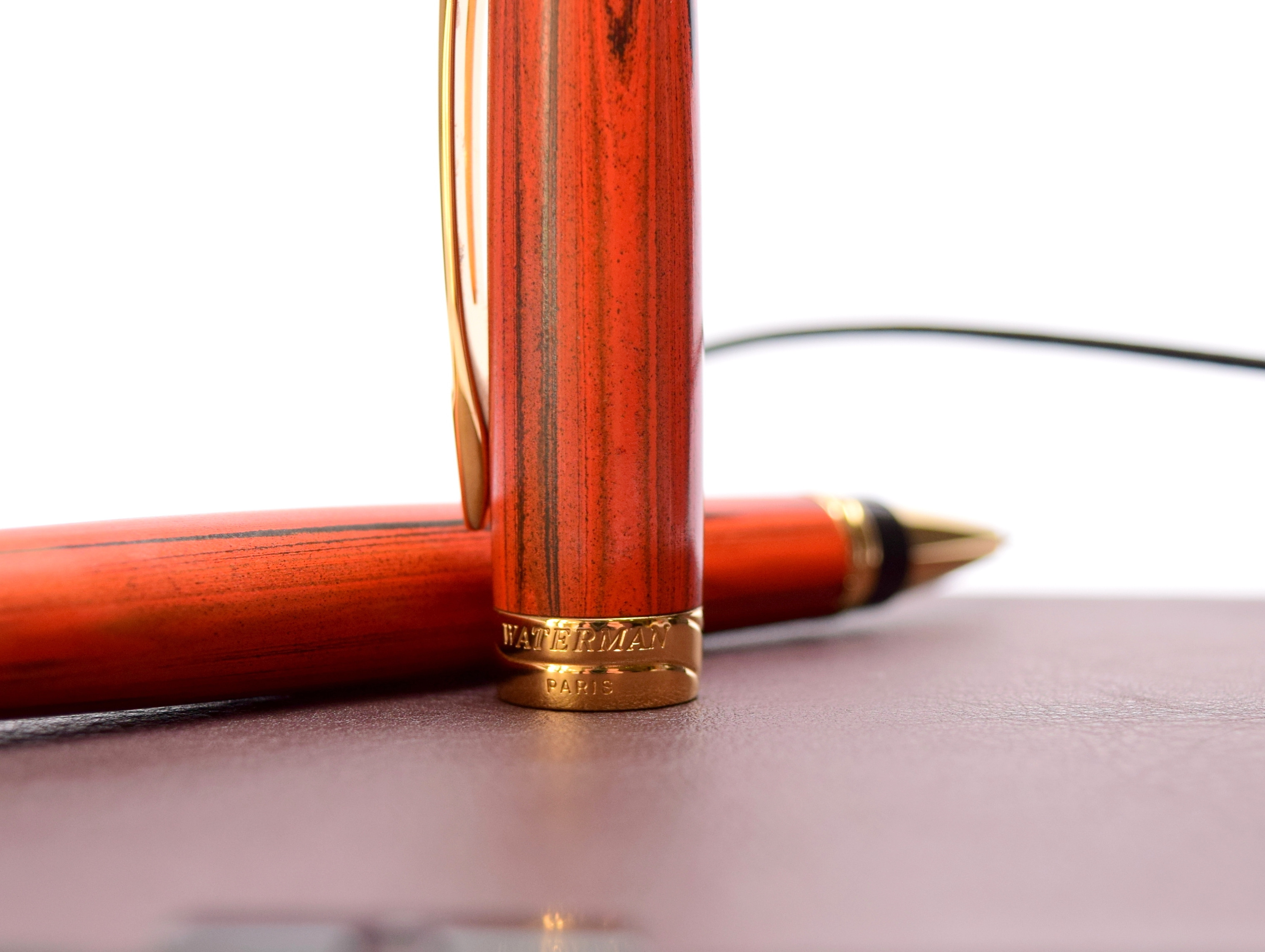 WATERMAN LIAISON Ebonite ORANGE ボールペン