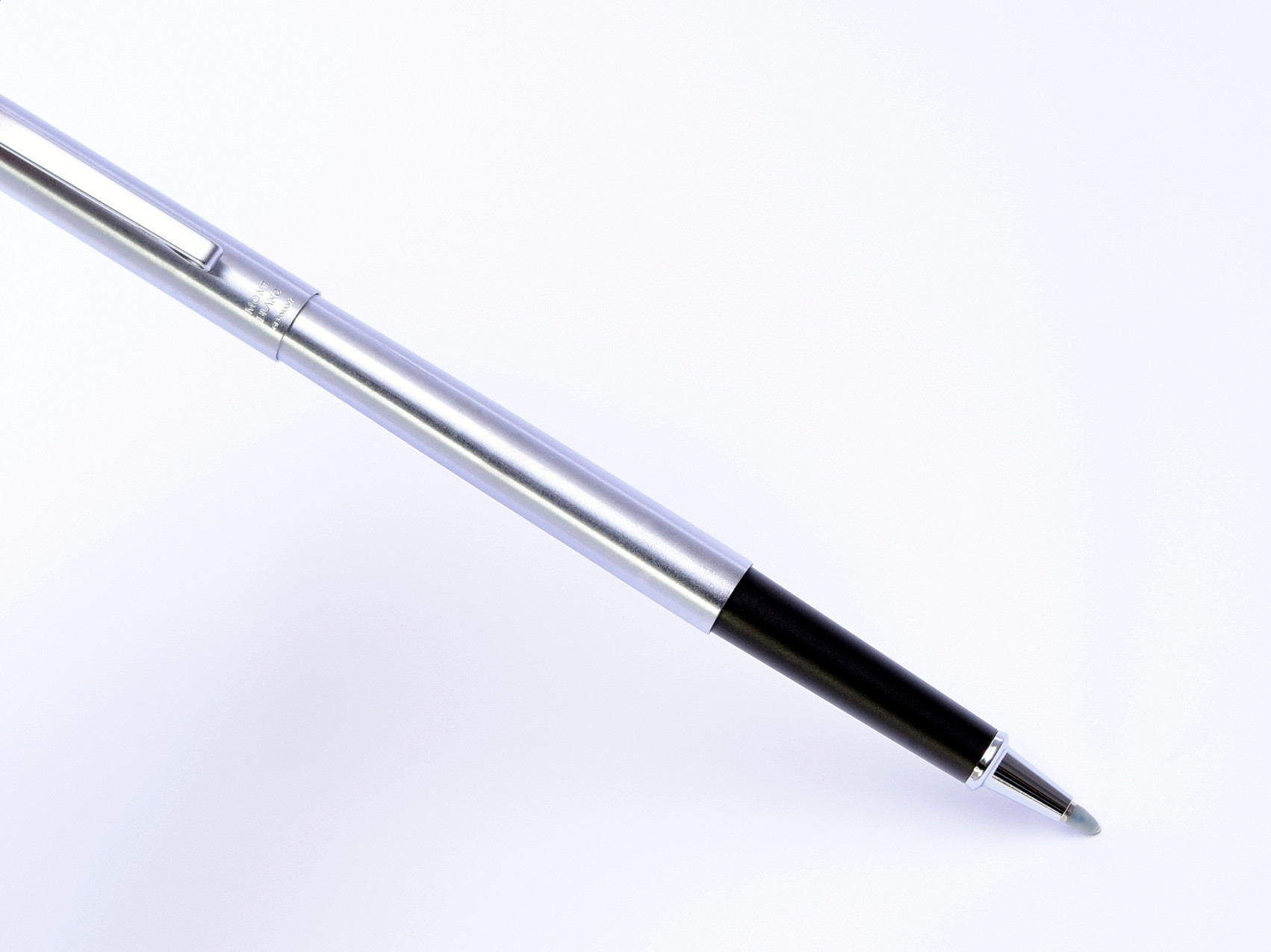 1980s MONTBLANC Noblesse Oblige Quickpen Roller Matte Steel